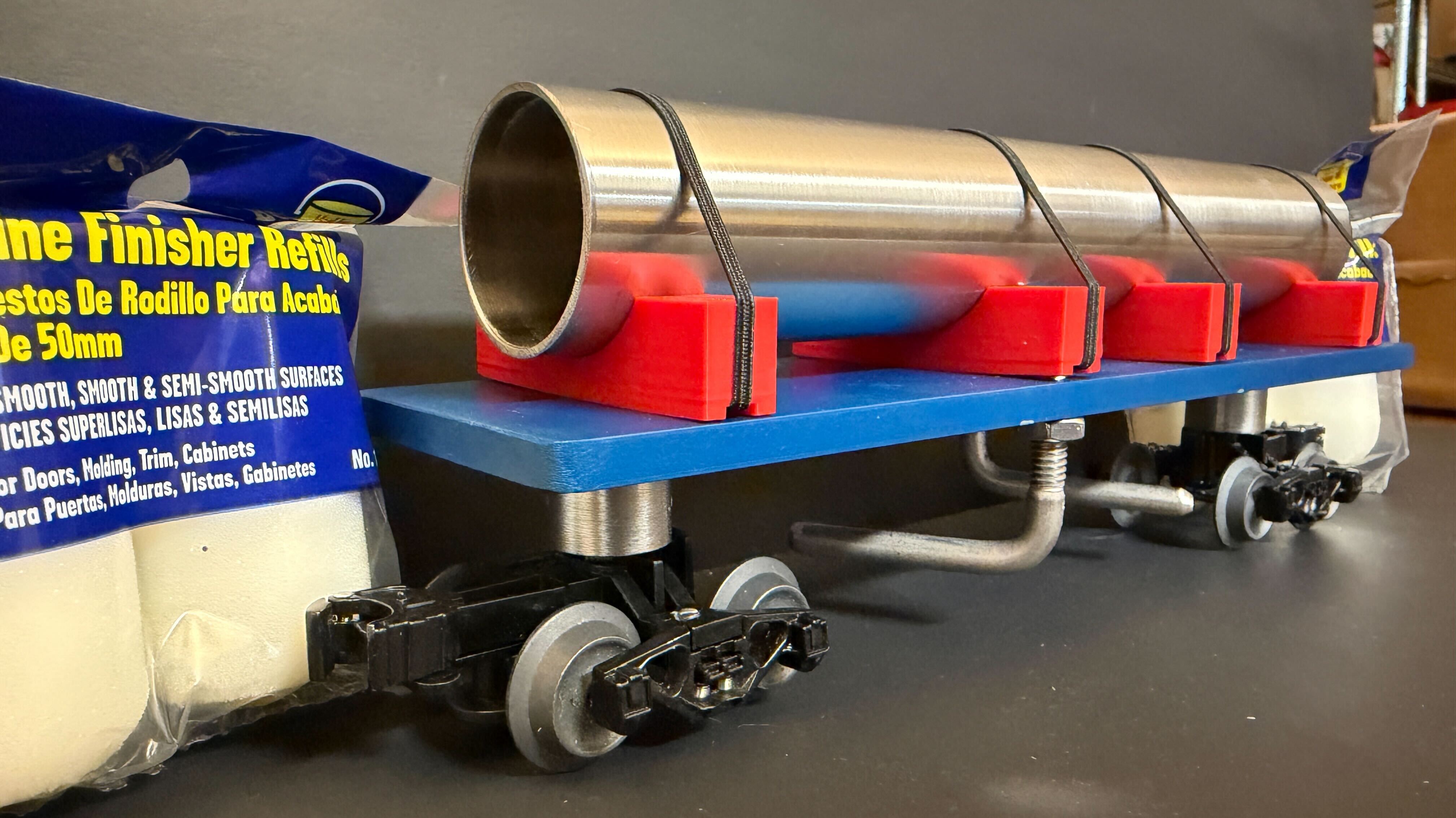 R&L Lines - 3-Rail Track Scrubbing Car (Blue)