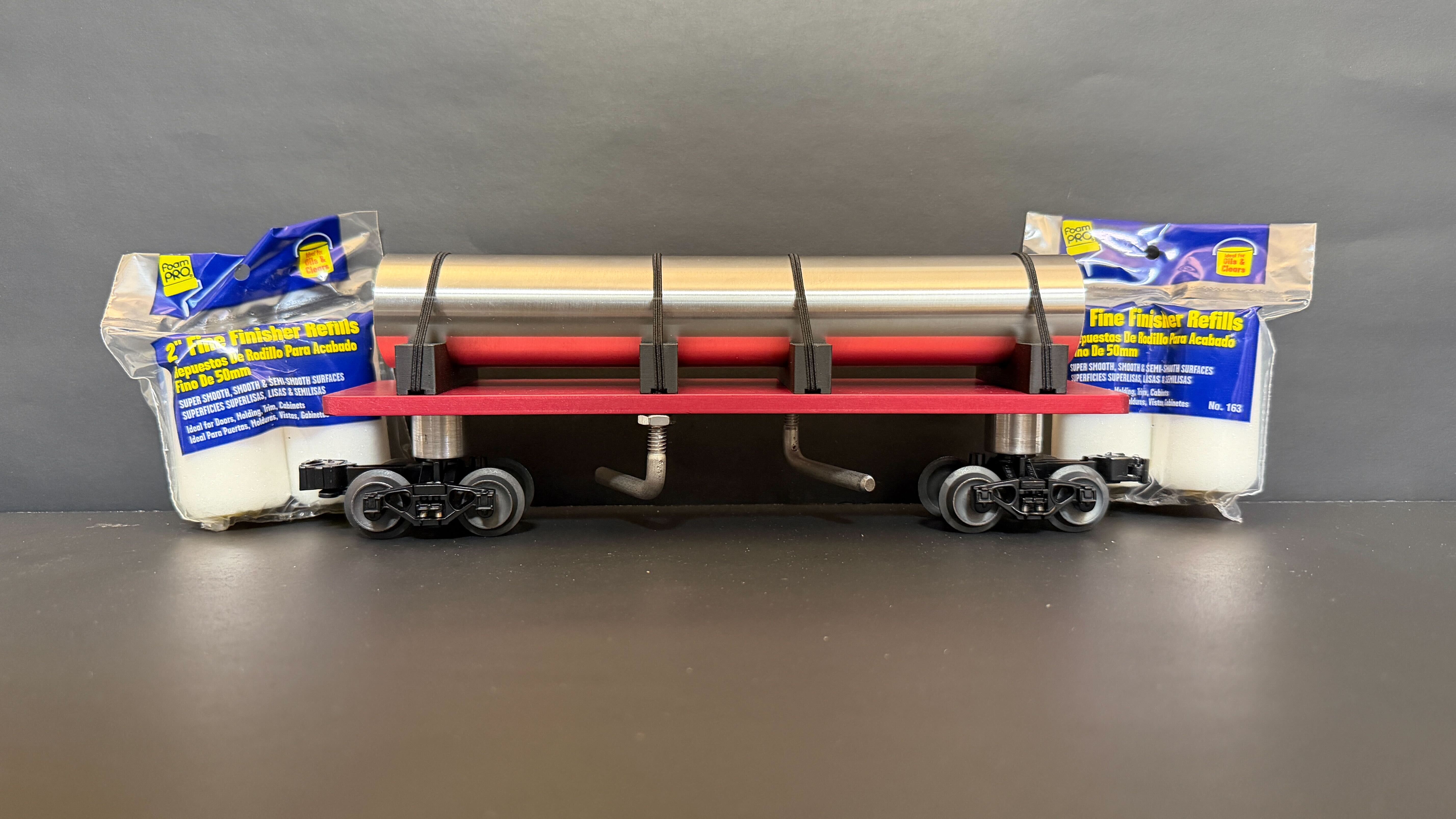 R&L Lines - 3-Rail Track Scrubbing Car (Red)