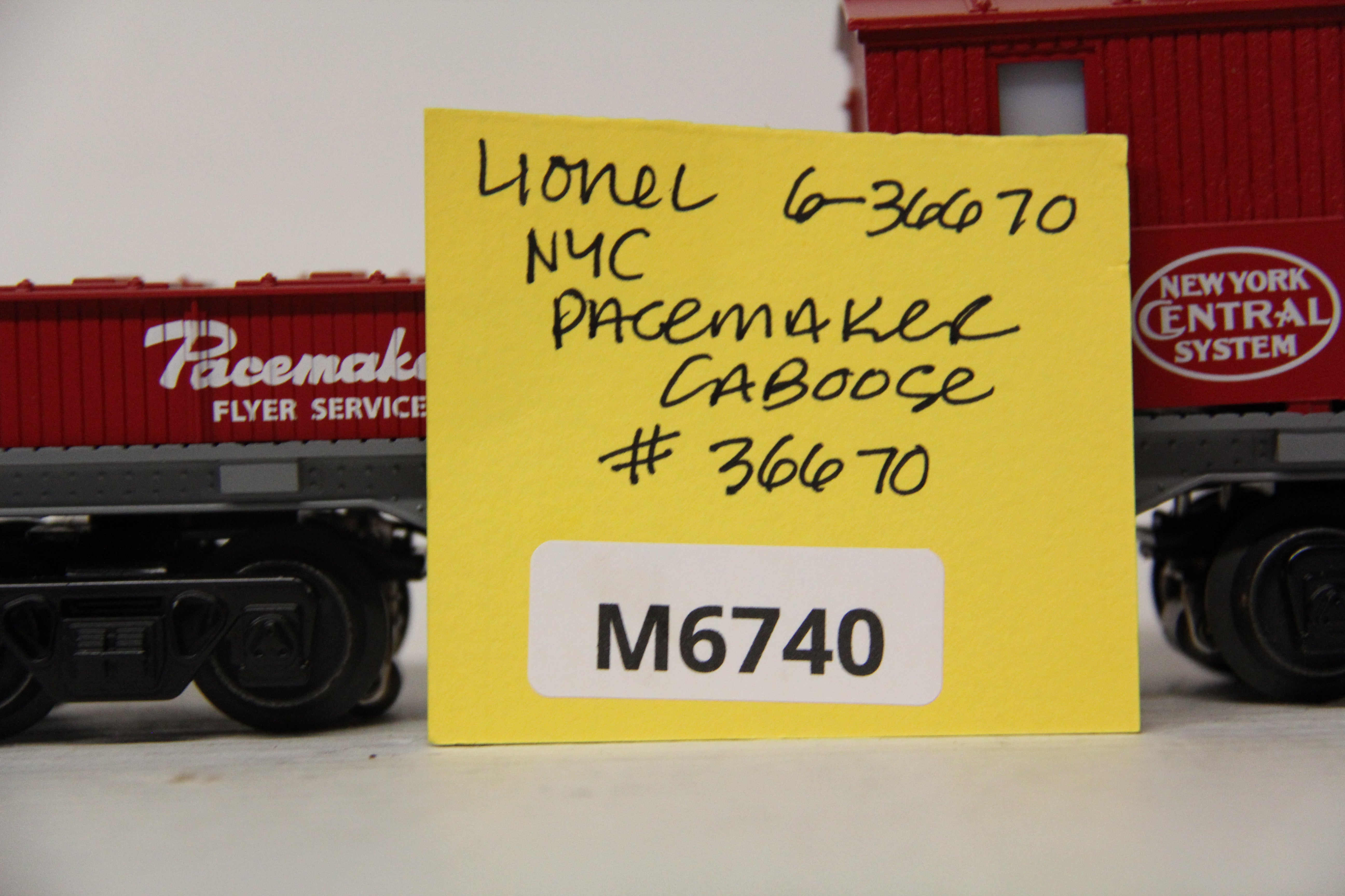 Lionel 6-36670 NYC Pacemaker Caboose #36670-Second hand-M6740