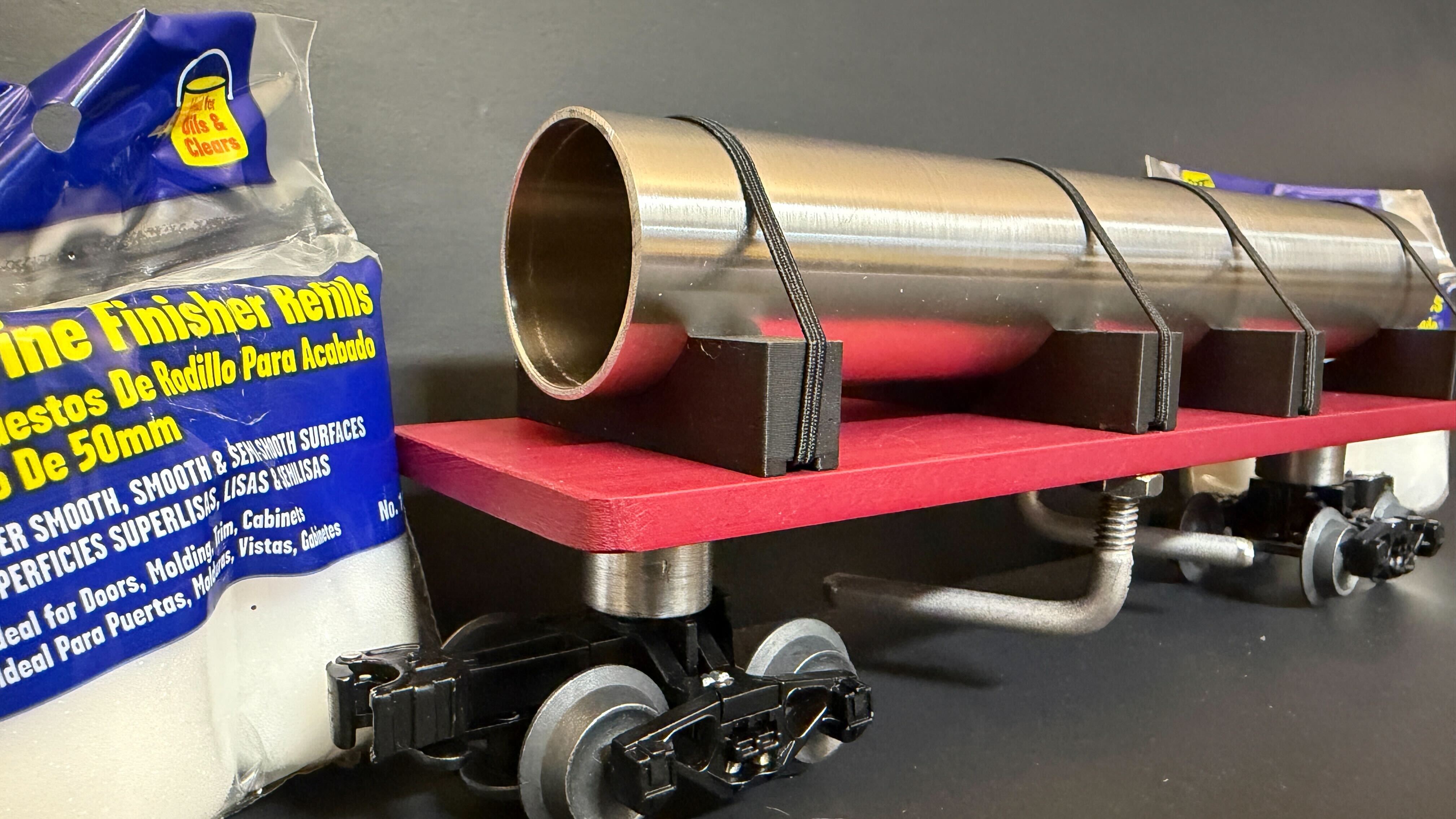 R&L Lines - 3-Rail Track Scrubbing Car (Red)