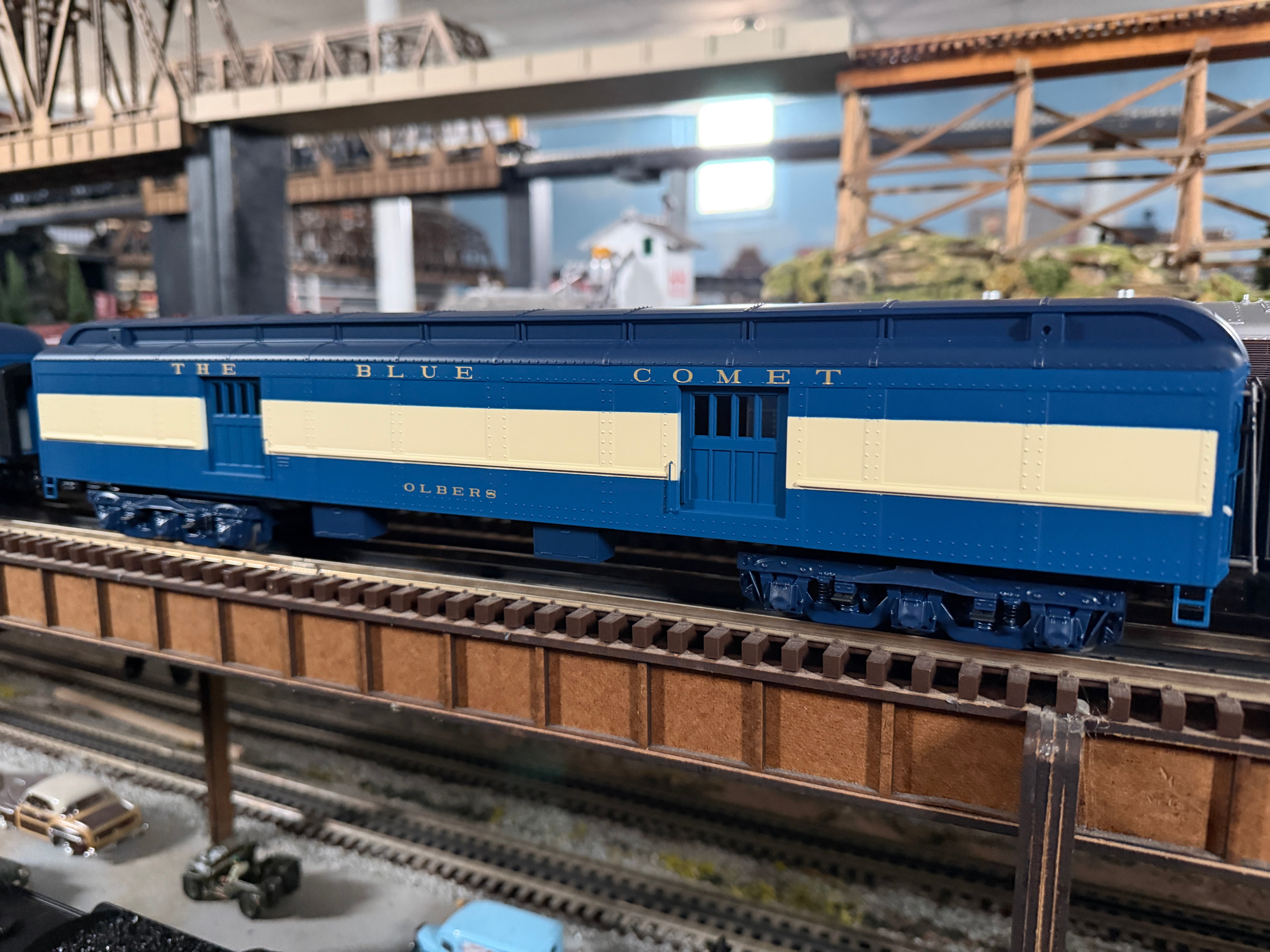 MTH 20-40085 - 70' Madison Baggage/Coach Passenger Car "Jersey Central" (2-Car)