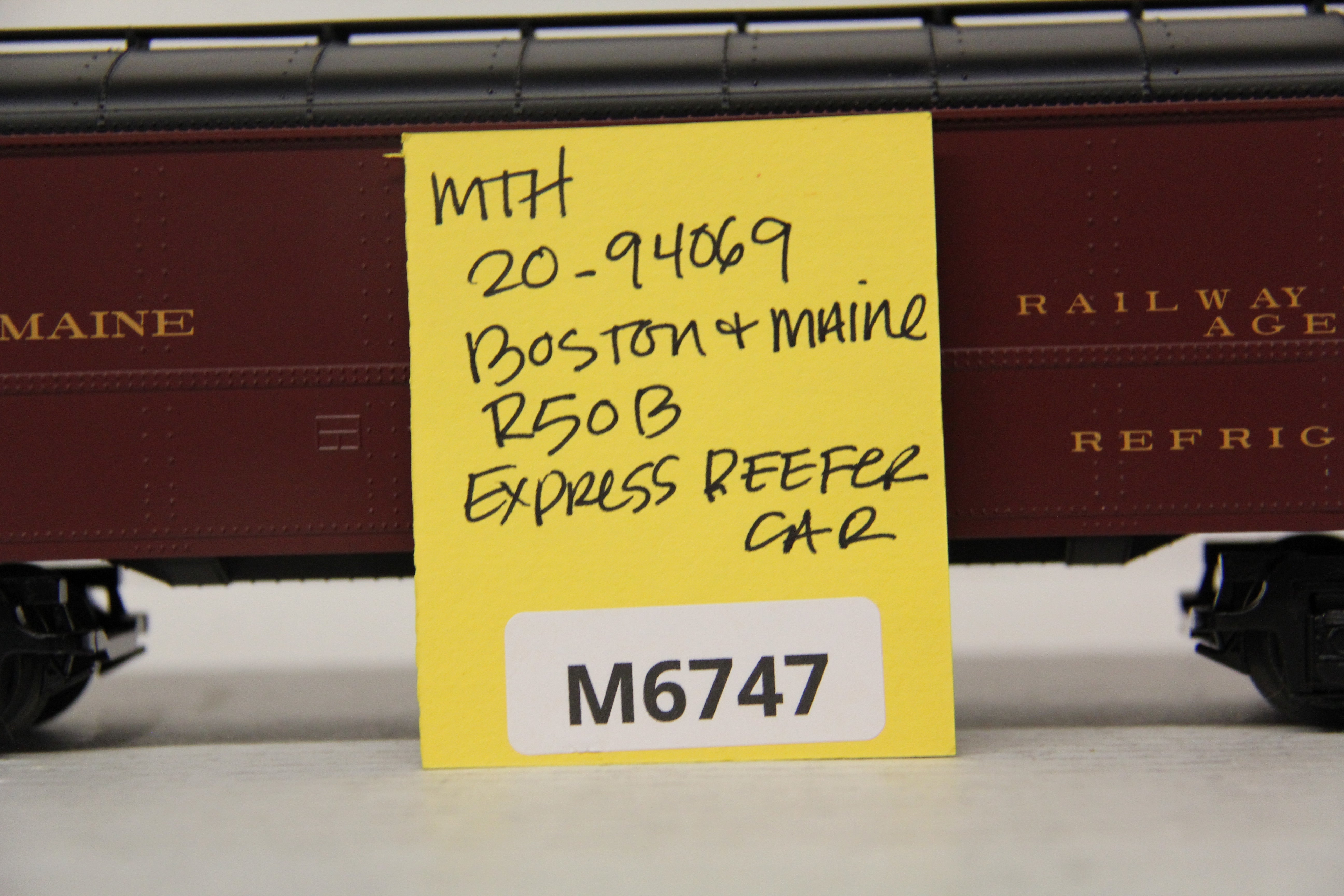 MTH 20-94069 Boston & Maine R50B Express Reefer #5032-Second hand-M6747