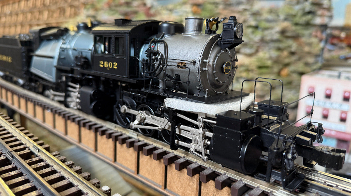 MTH 20-3854-1 - 0-8-8-0 Steam Engine "Erie" #2602 w/ PS3 (Russian Iron)
