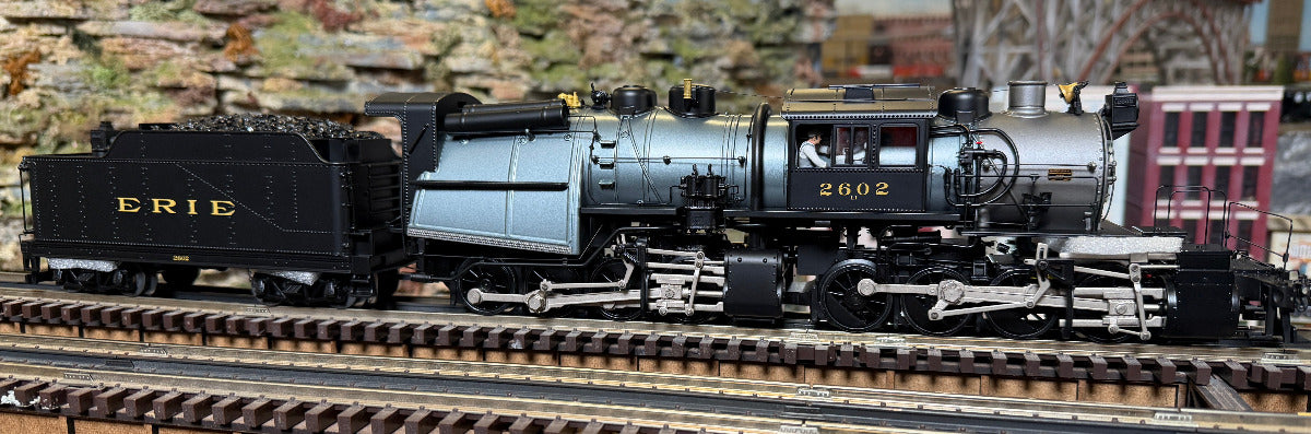 MTH 20-3854-1 - 0-8-8-0 Steam Engine "Erie" #2602 w/ PS3 (Russian Iron)