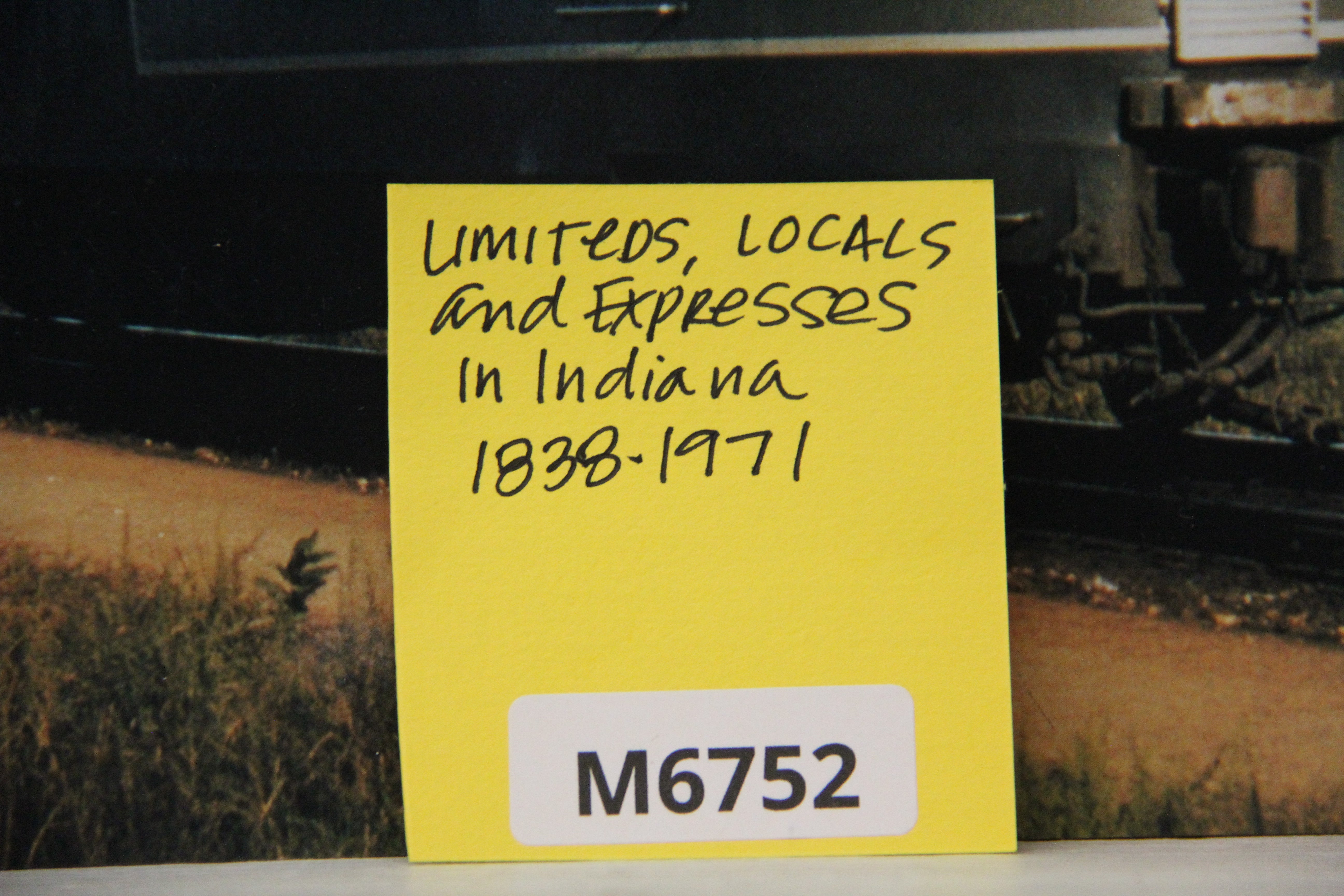 Limiteds, Locals, and Espresses in Indiana 1838-1971-Second hand-M6752