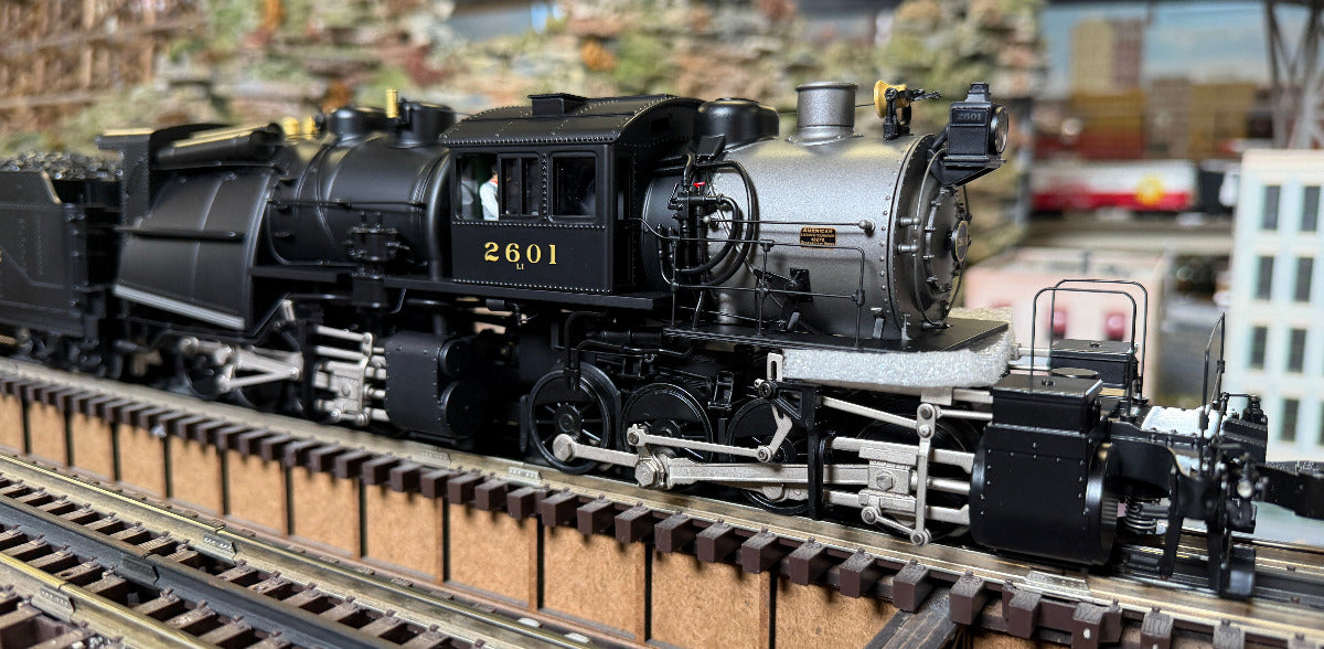 MTH 20-3853-1 - 0-8-8-0 Steam Engine "Erie" #2601 w/ PS3 (Black)