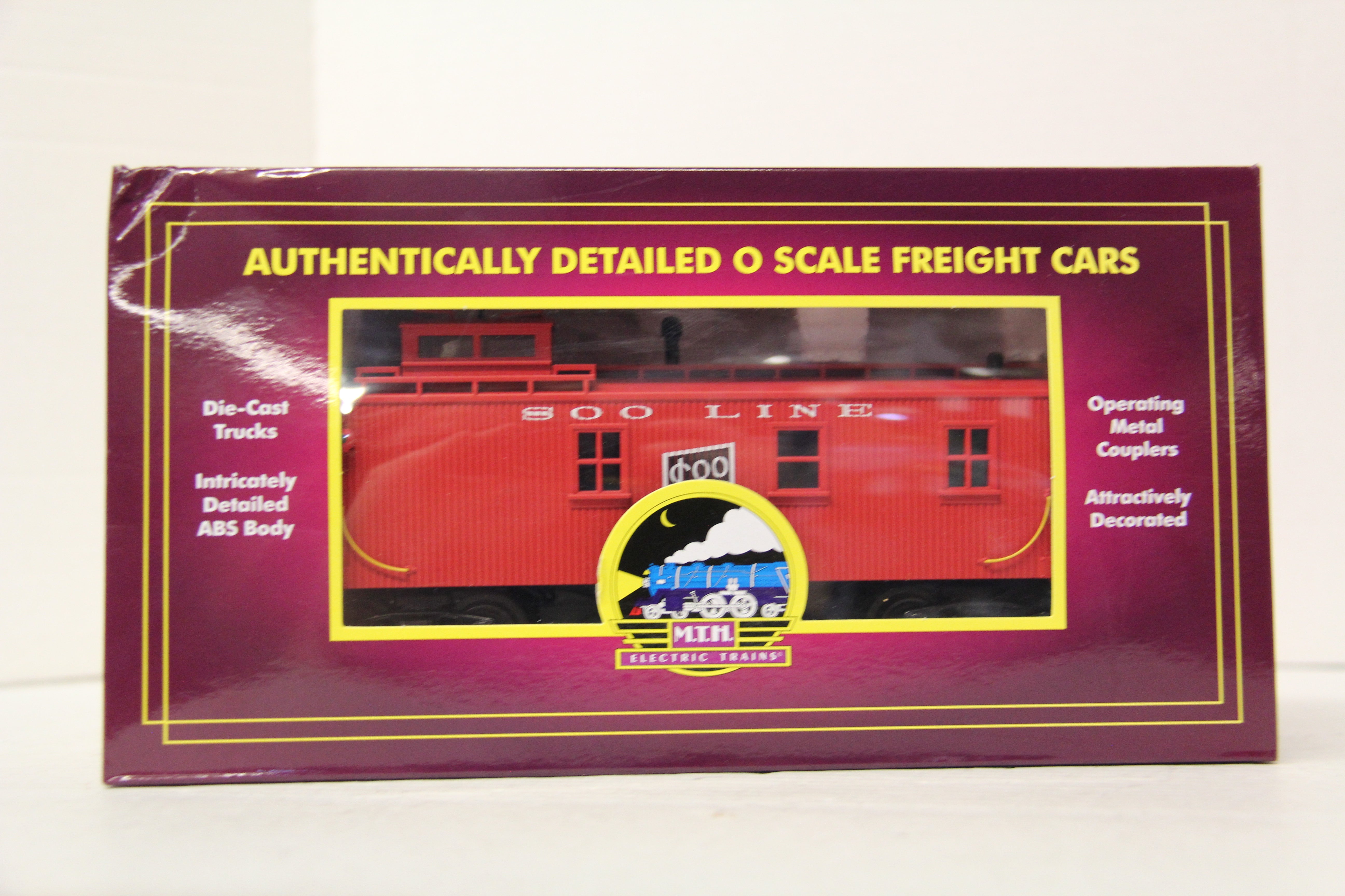 MTH 20-91808 SOO Line (#99008) 35' Woodsided Caboose-Second hand-M6765