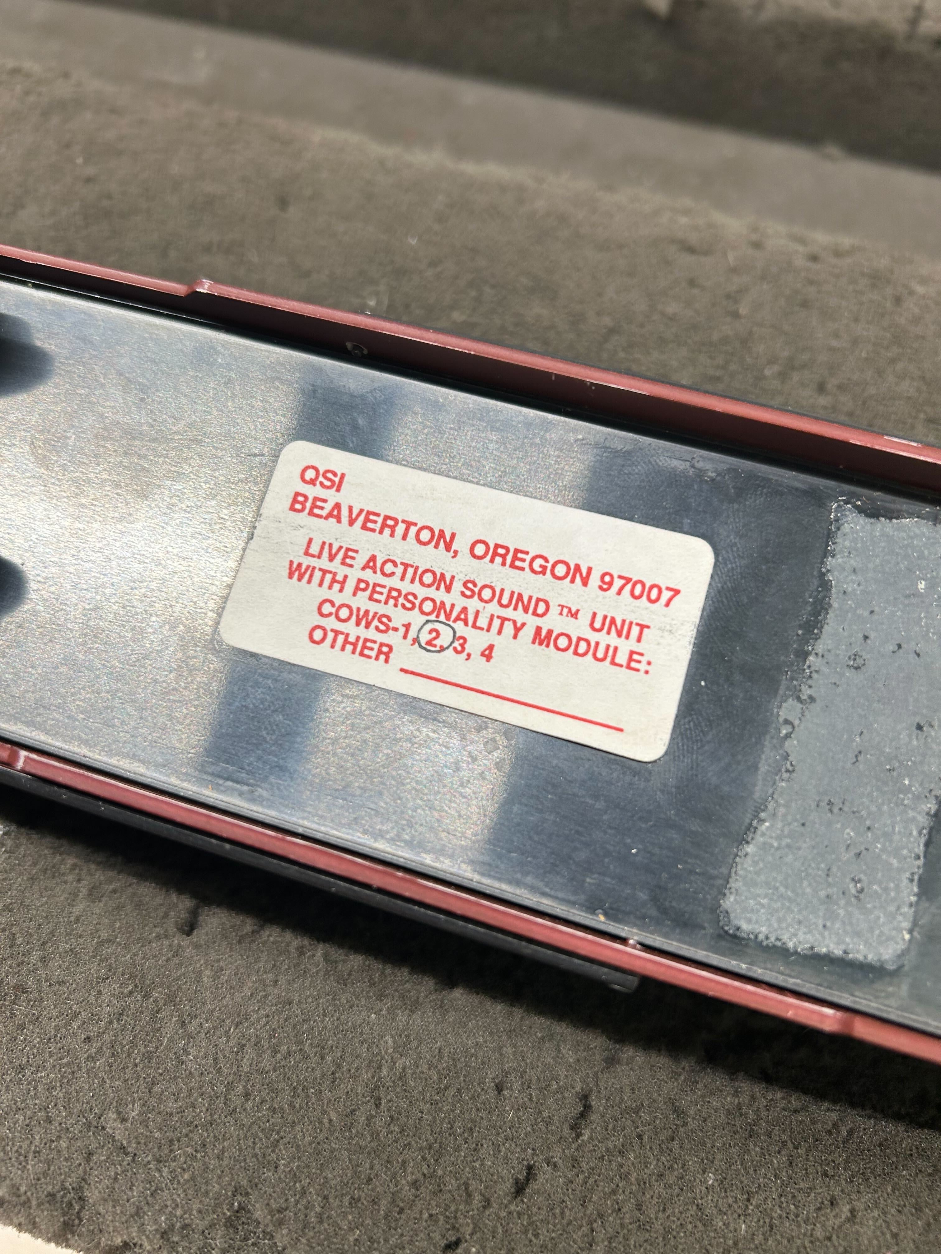 QSI Cow sounds equipped PRR #128079 Stock Car-Second hand-M6370
