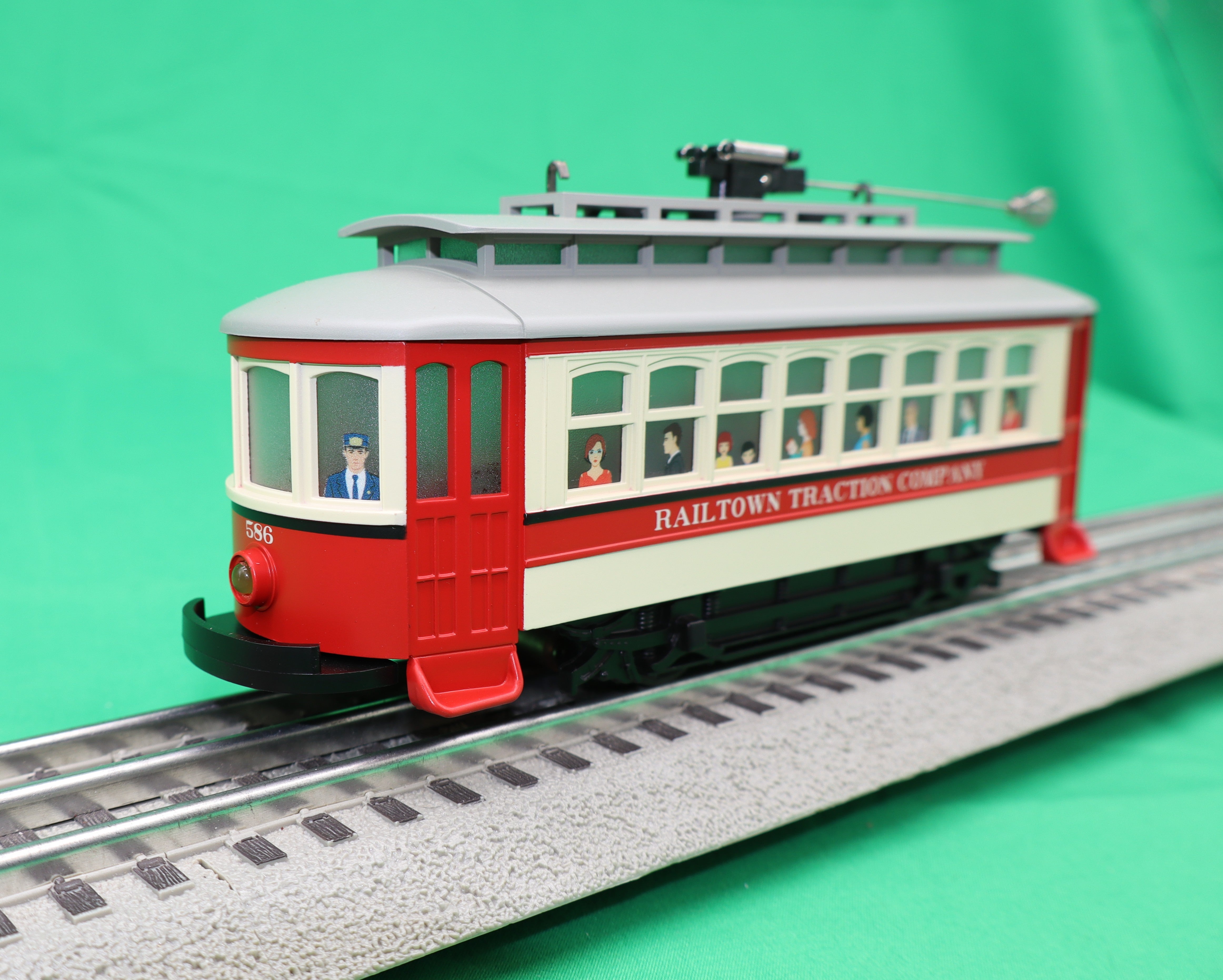 MTH 30-5260 - Bump-n-Go Trolley "Railtown Traction Co." #586