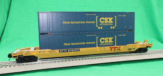 MTH 20-92432 - Premier - Husky Stack Car "CSX" (4-Car)