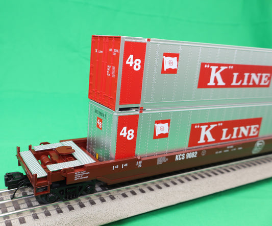 MTH 20-95783 - Premier - Husky Stack Car "Kansas City Southern"
