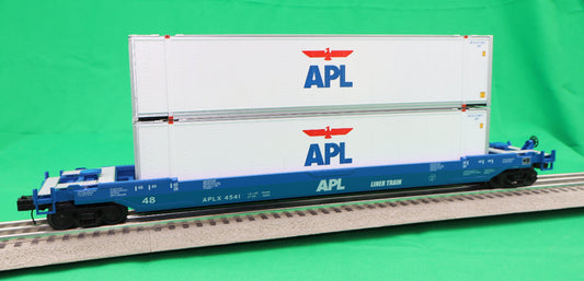MTH 20-92436 - Premier - Husky Stack Car "American President Lines" (4-Car)