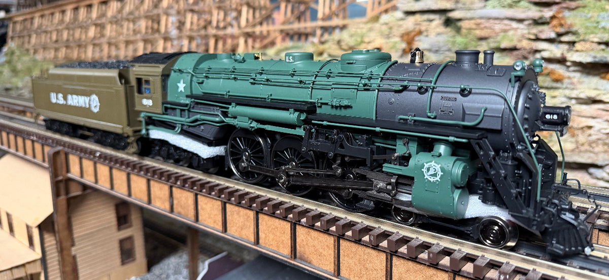 Lionel 2531730U - Vision Line J1e Hudson Steam Locomotive "U.S Army" #618 - Custom Run for MrMuffin'sTrains