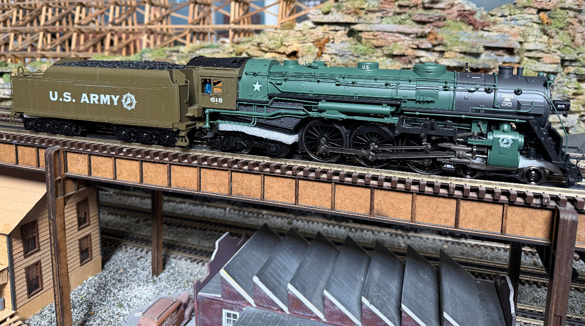 Lionel 2531730U - Vision Line - J1e Hudson Steam Locomotive "U.S. Army" #618 - Custom Run for MrMuffin'sTrains