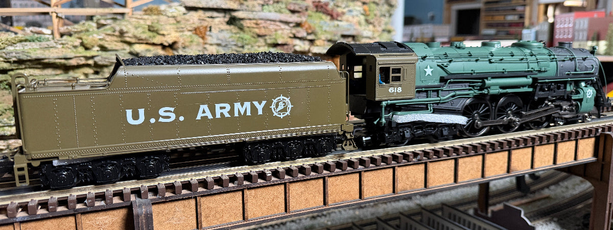 Lionel 2531730U - Vision Line - J1e Hudson Steam Locomotive "U.S. Army" #618 - Custom Run for MrMuffin'sTrains