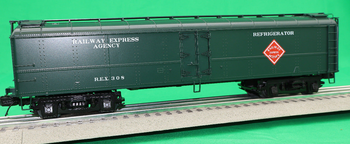 MTH 20-94754 - Premier - R50B Express Reefer Car "Railway Express Agency" - MrMuffin'sTrains