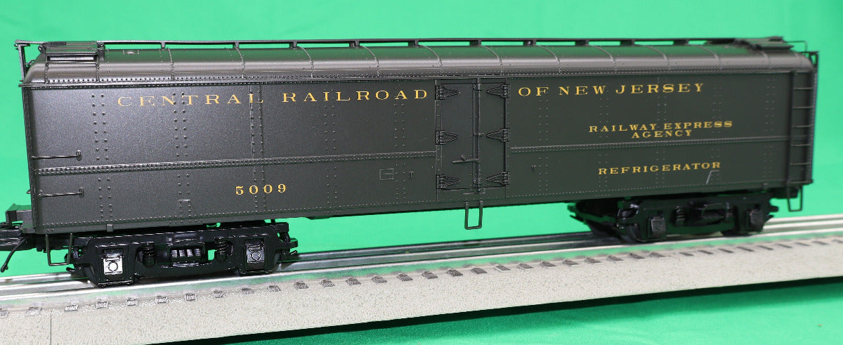 MTH 20-94751 - Premier - R50B Express Reefer Car "Jersey Central" (Green) - MrMuffin'sTrains