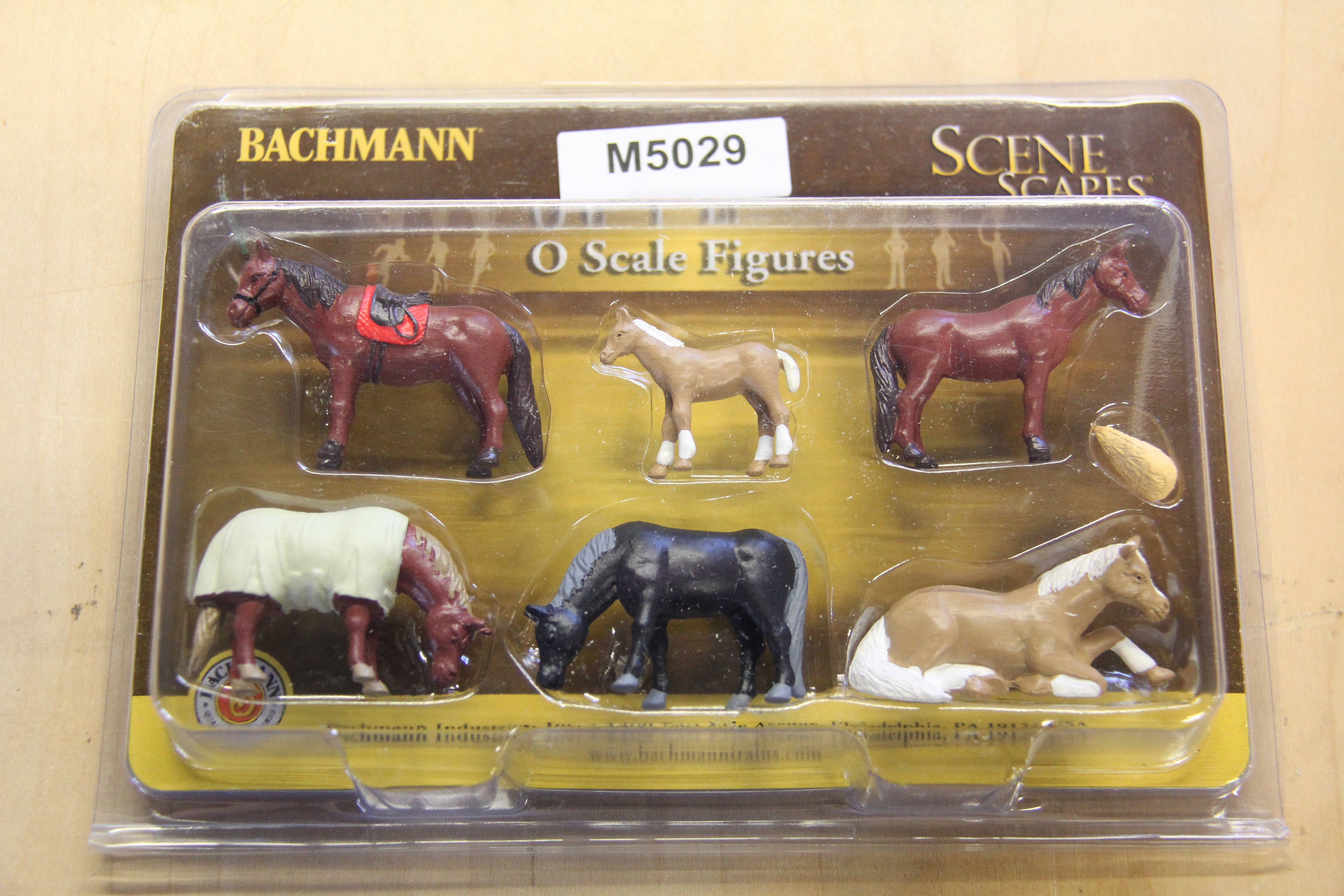 Bachmann Scenescapes O Scale #33169 Horses-Second hand-M5029