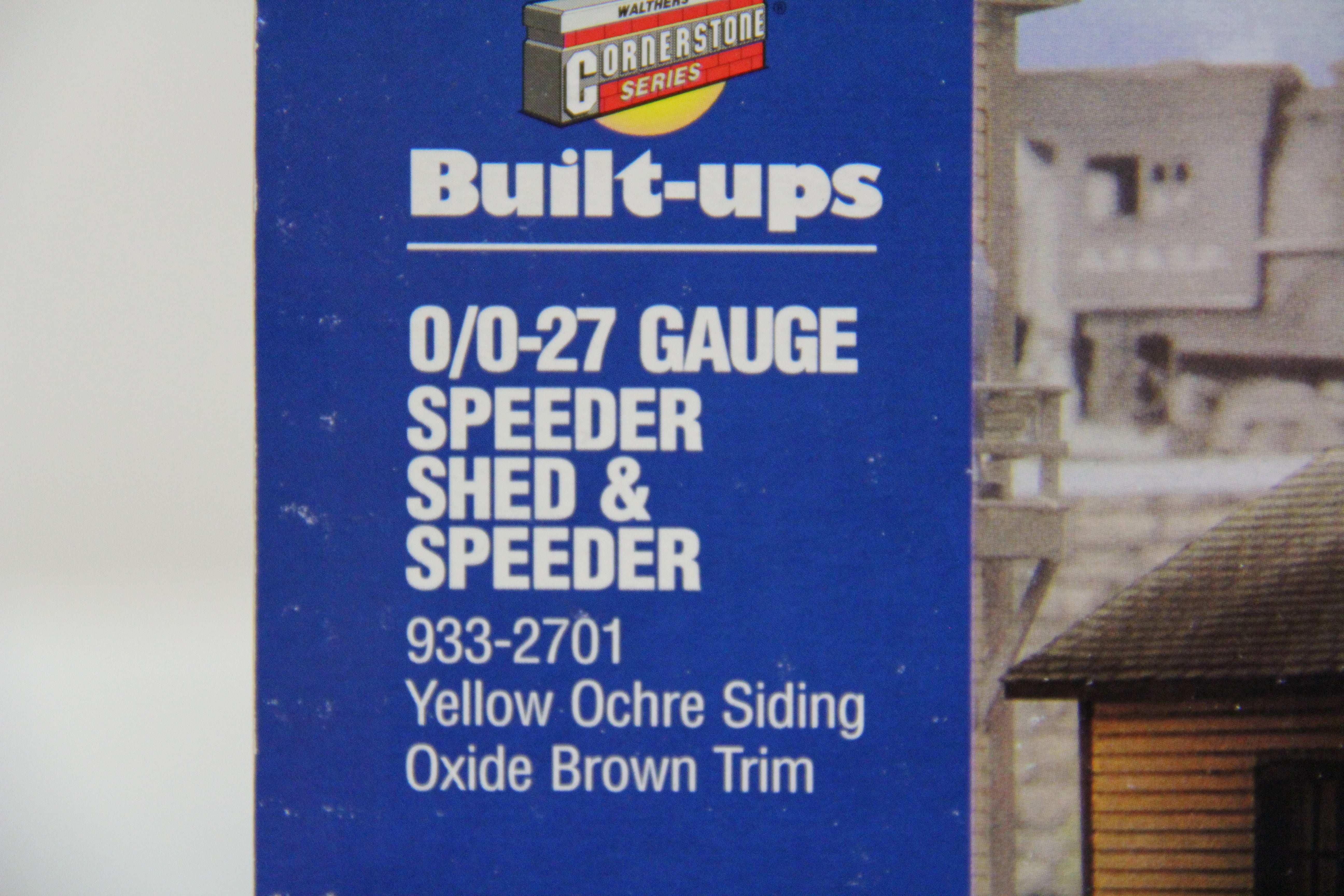 Walthers Cornerstone Series #933-2701 0/0-27 Gauge Speeder Shed Speeder-Second hand-M5030