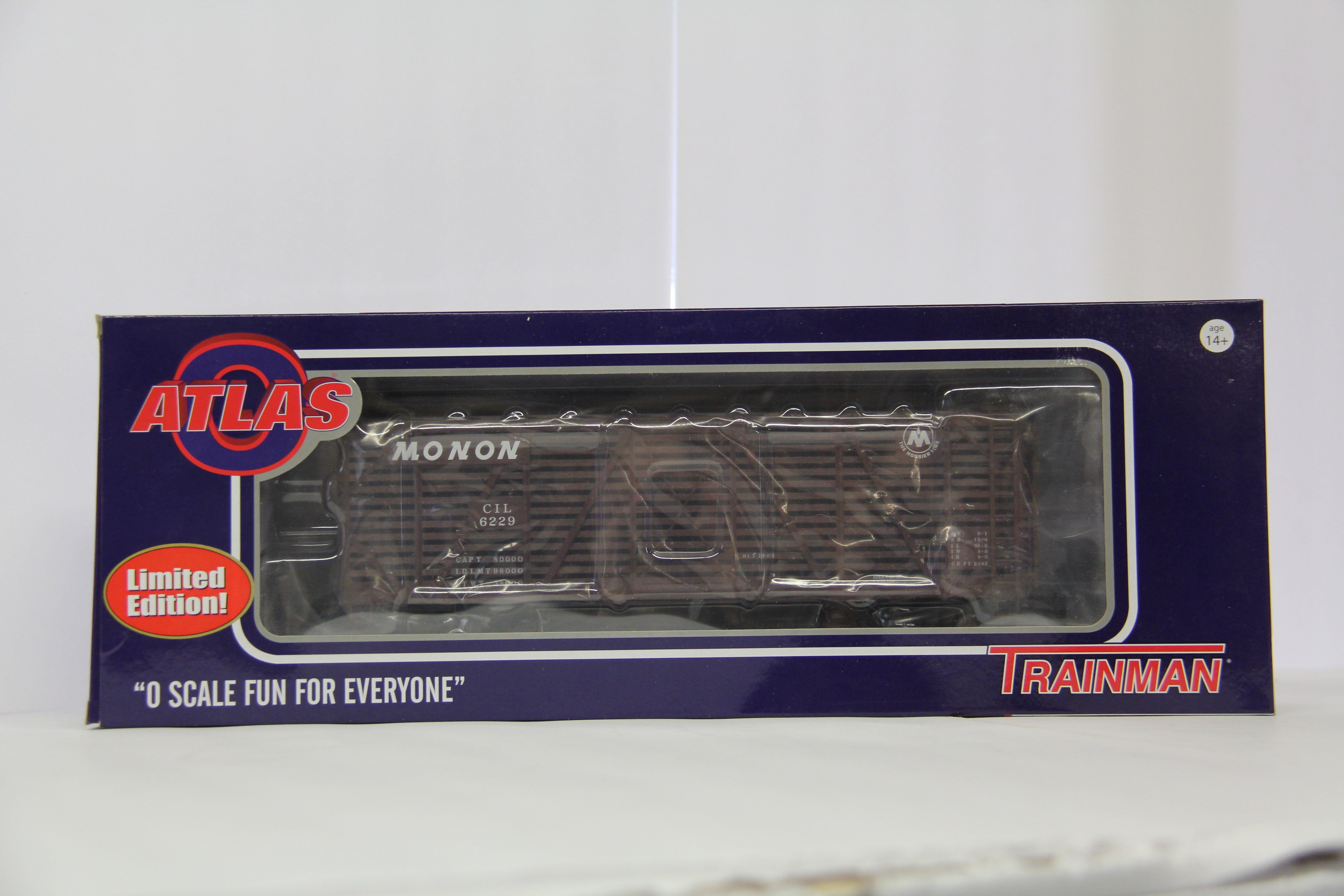 Atlas #2002412S-4 Monon 40' Stock Car #6229-Second hand-M6777