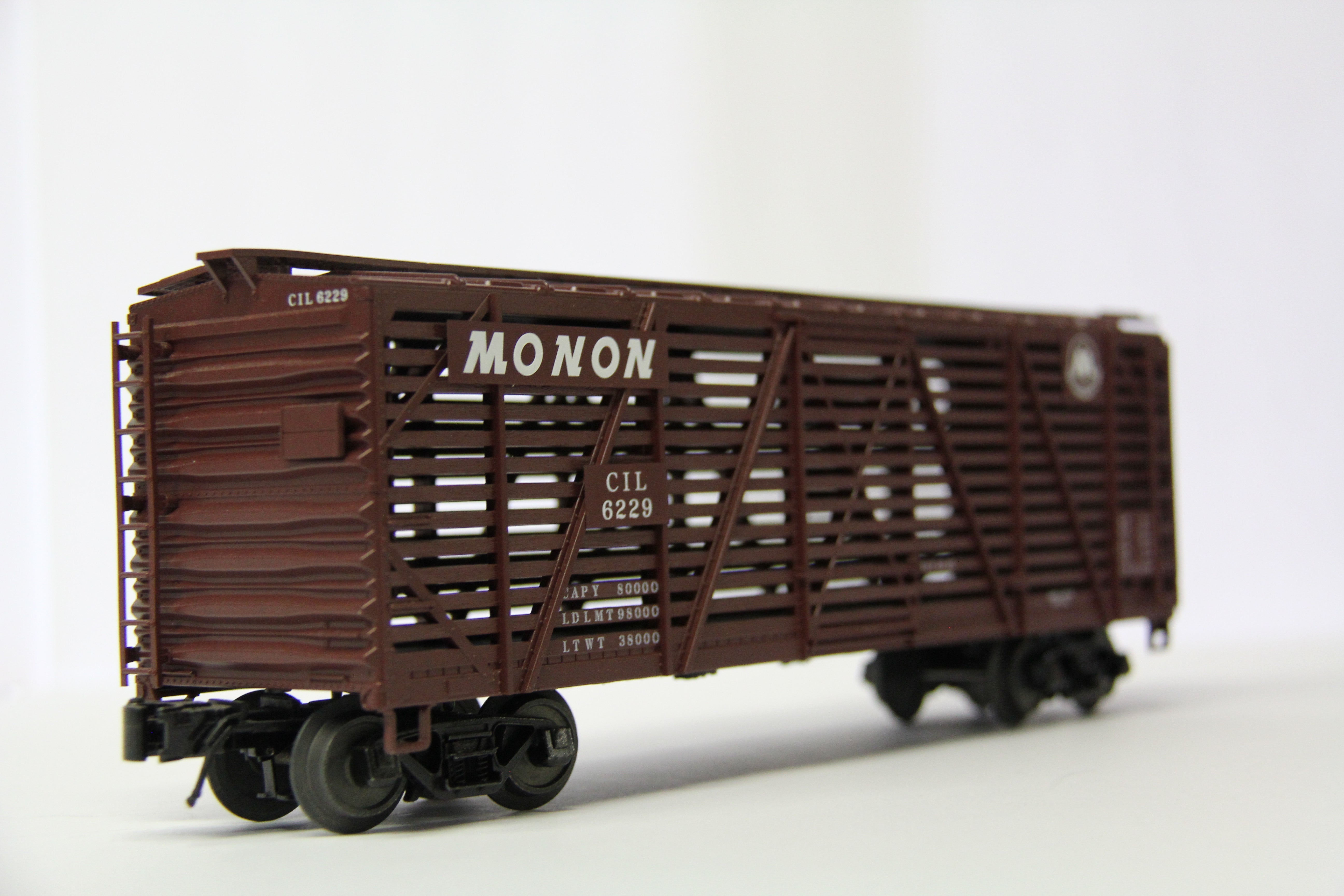 Atlas #2002412S-4 Monon 40' Stock Car #6229-Second hand-M6777