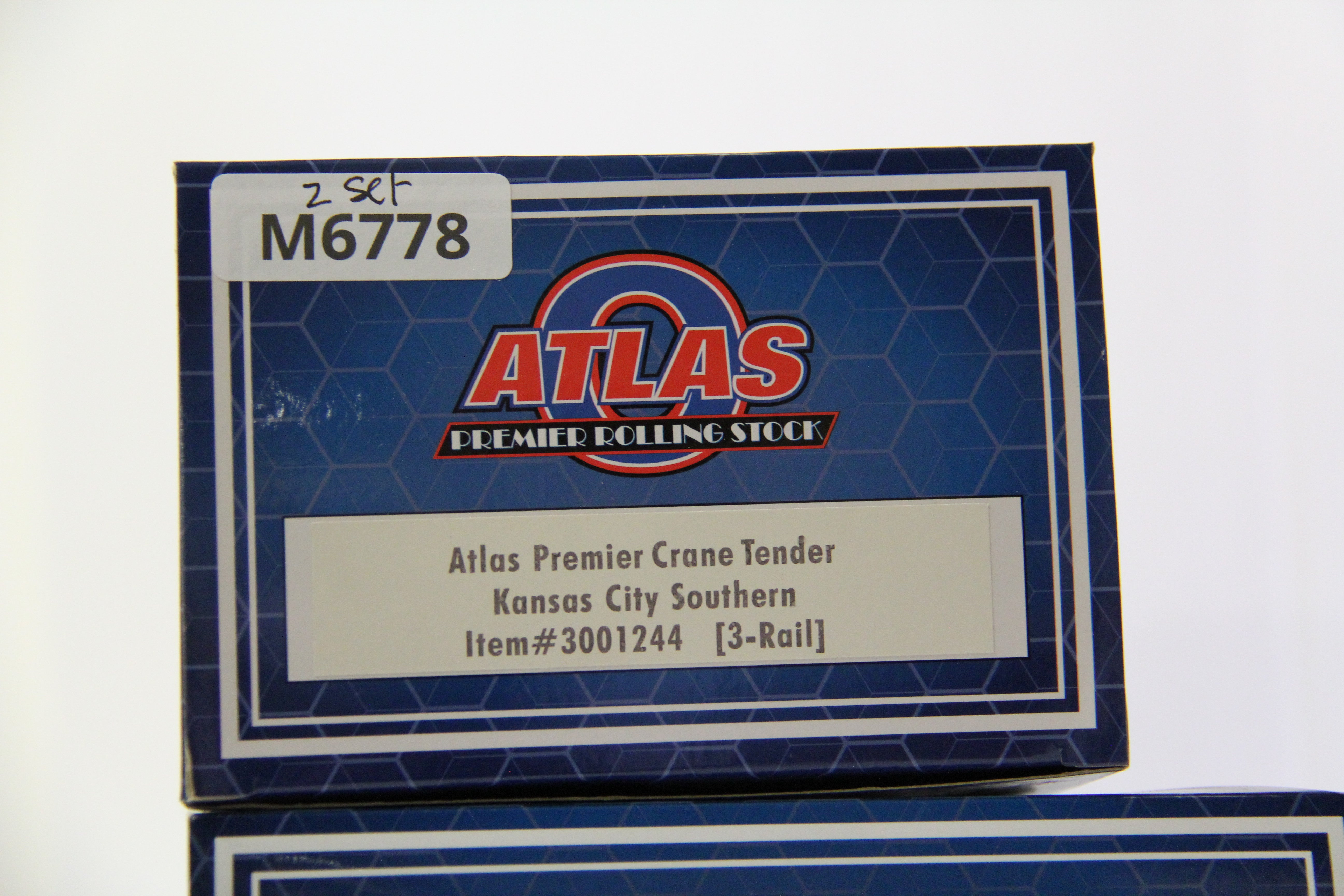 Atlas #3001244 & #3001238 Kansas City Southern Crane Tender and Crane Car #05- 2 Set -Second hand-M6778