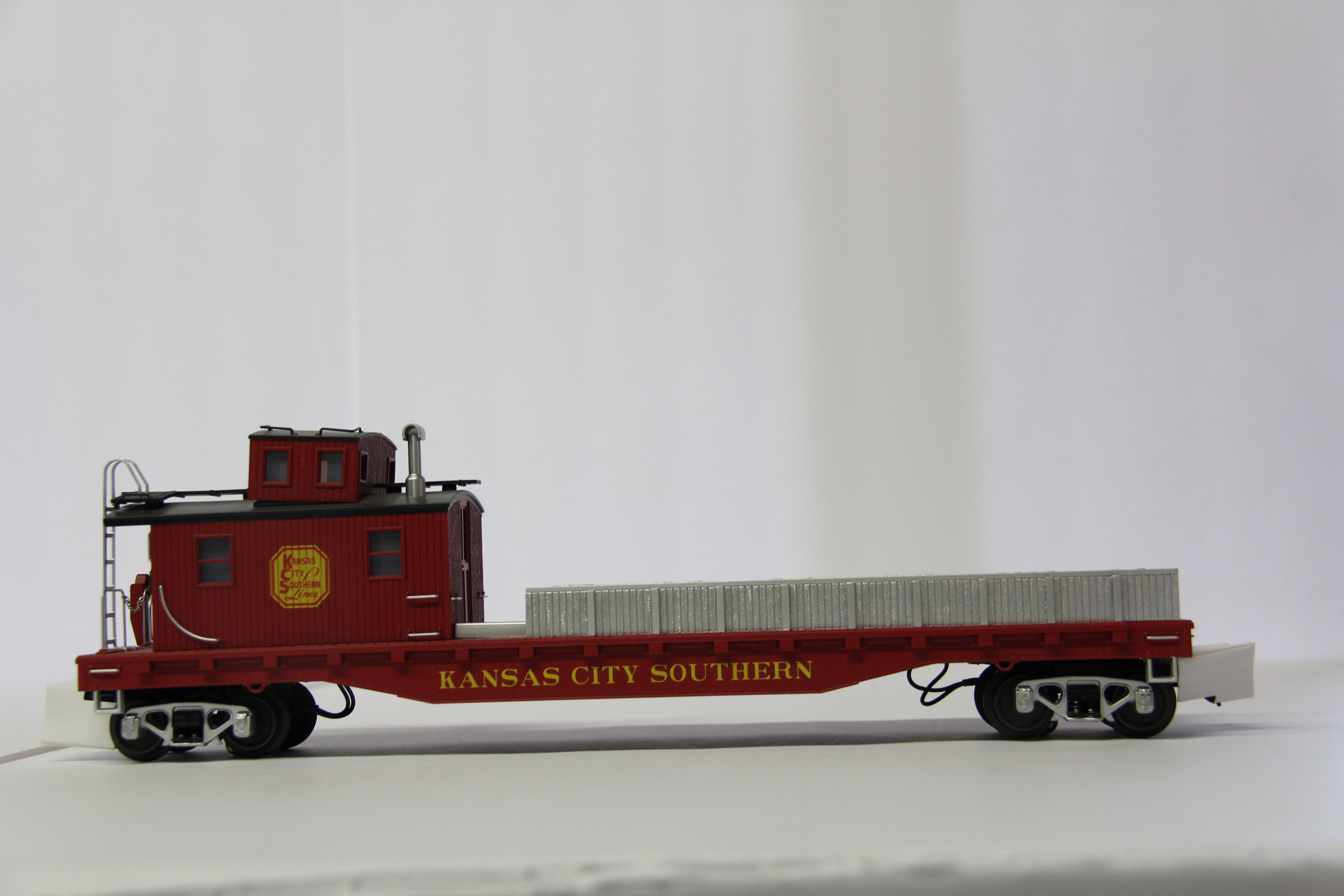 Atlas #3001244 & #3001238 Kansas City Southern Crane Tender and Crane Car #05- 2 Set -Second hand-M6778
