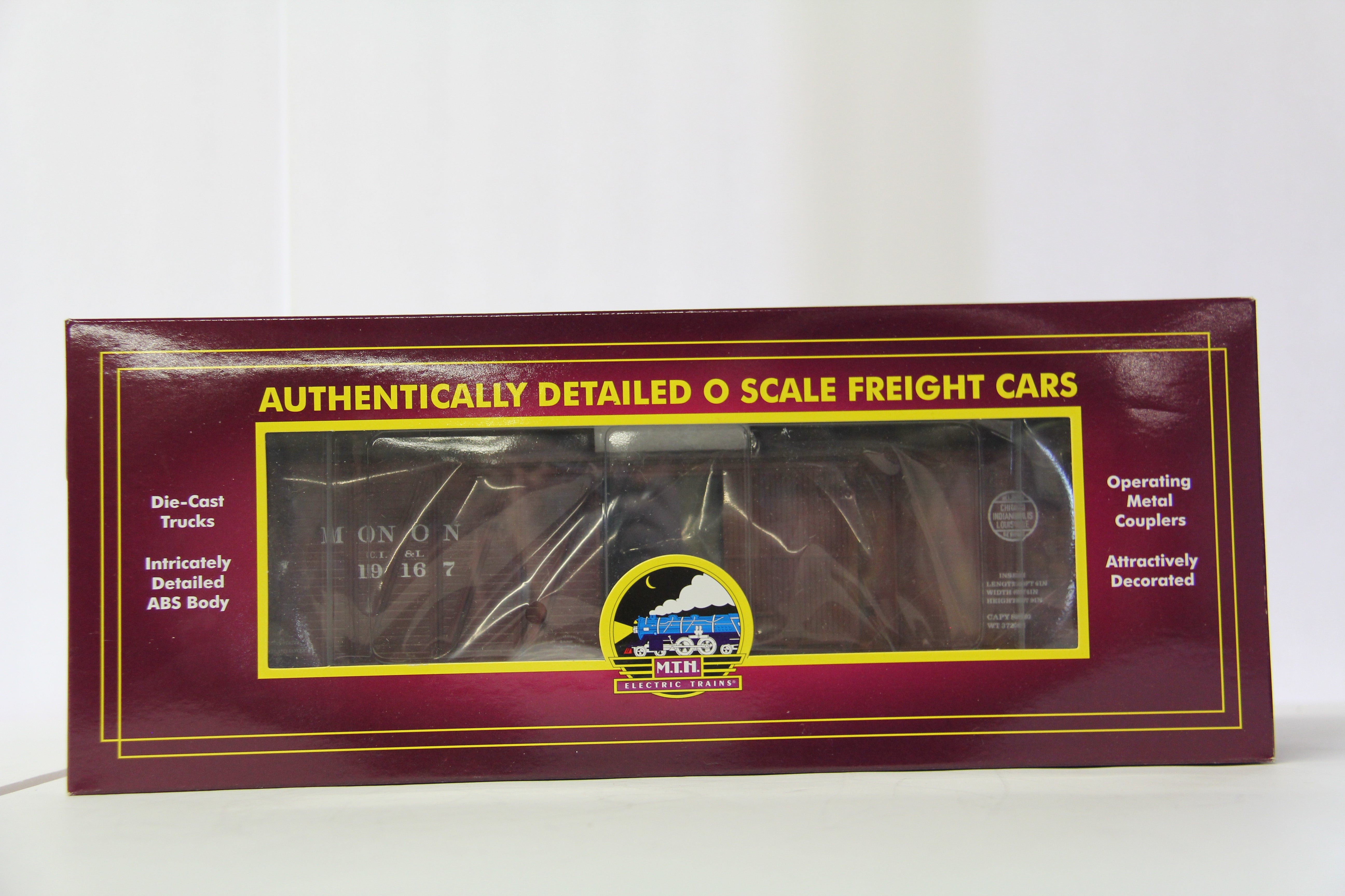MTH 20-93970 Monon #19167 40' USRA single Sheathed Box Car-Second hand-M6780