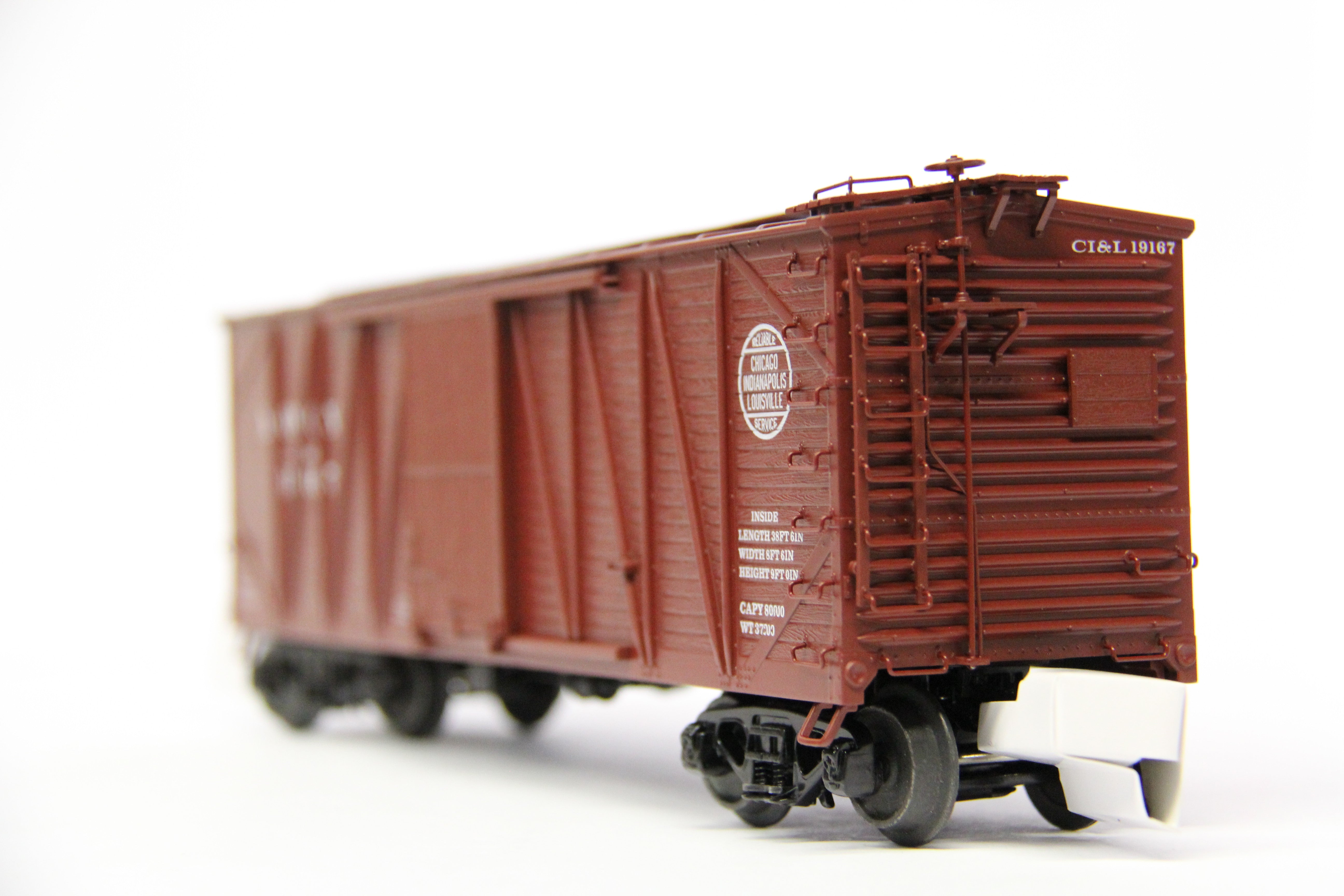 MTH 20-93970 Monon #19167 40' USRA single Sheathed Box Car-Second hand-M6780