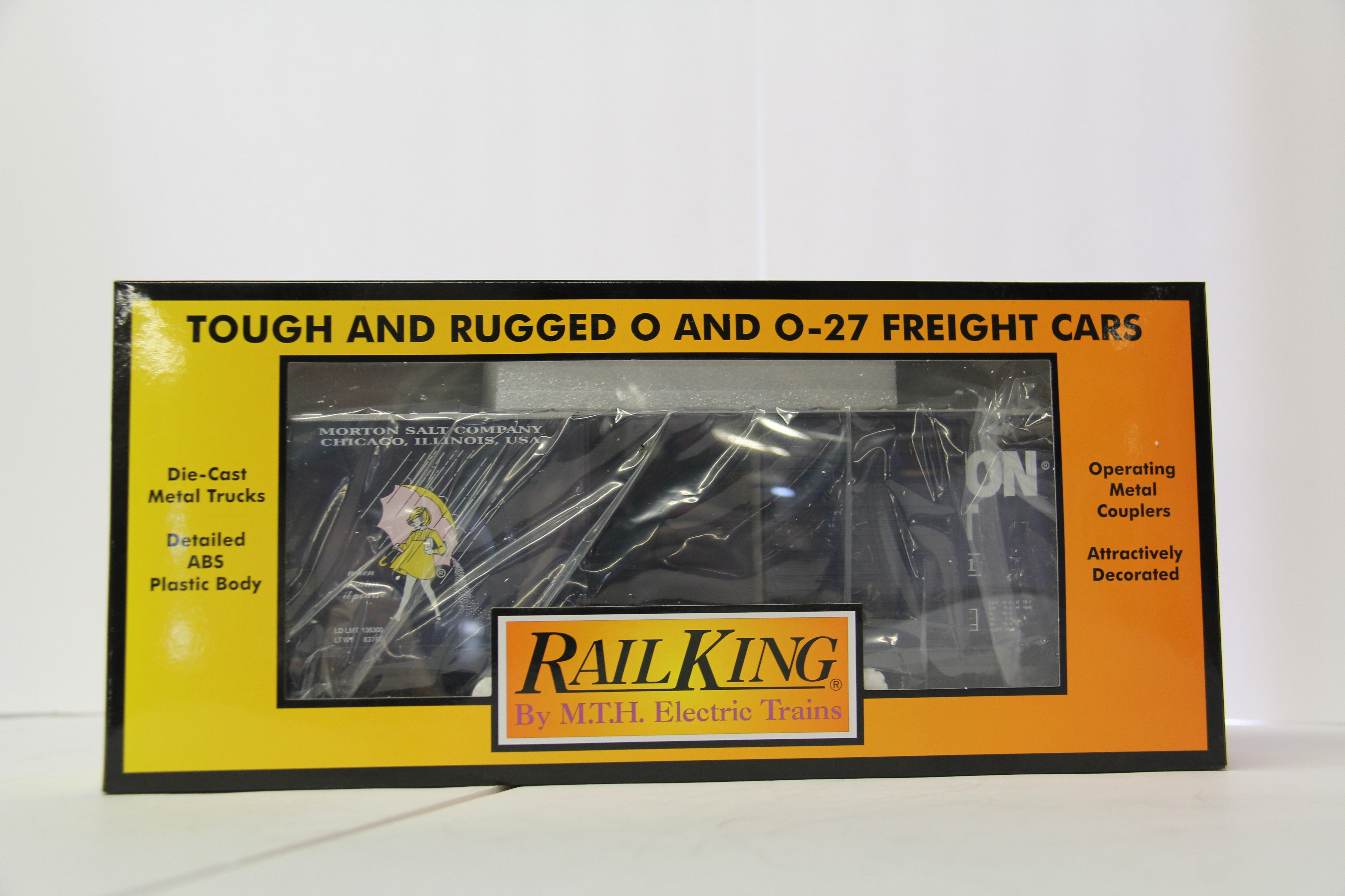 Rail King 30-71143 Morton Salt #1941- 40' High Cube Box Car-Second hand-M6785