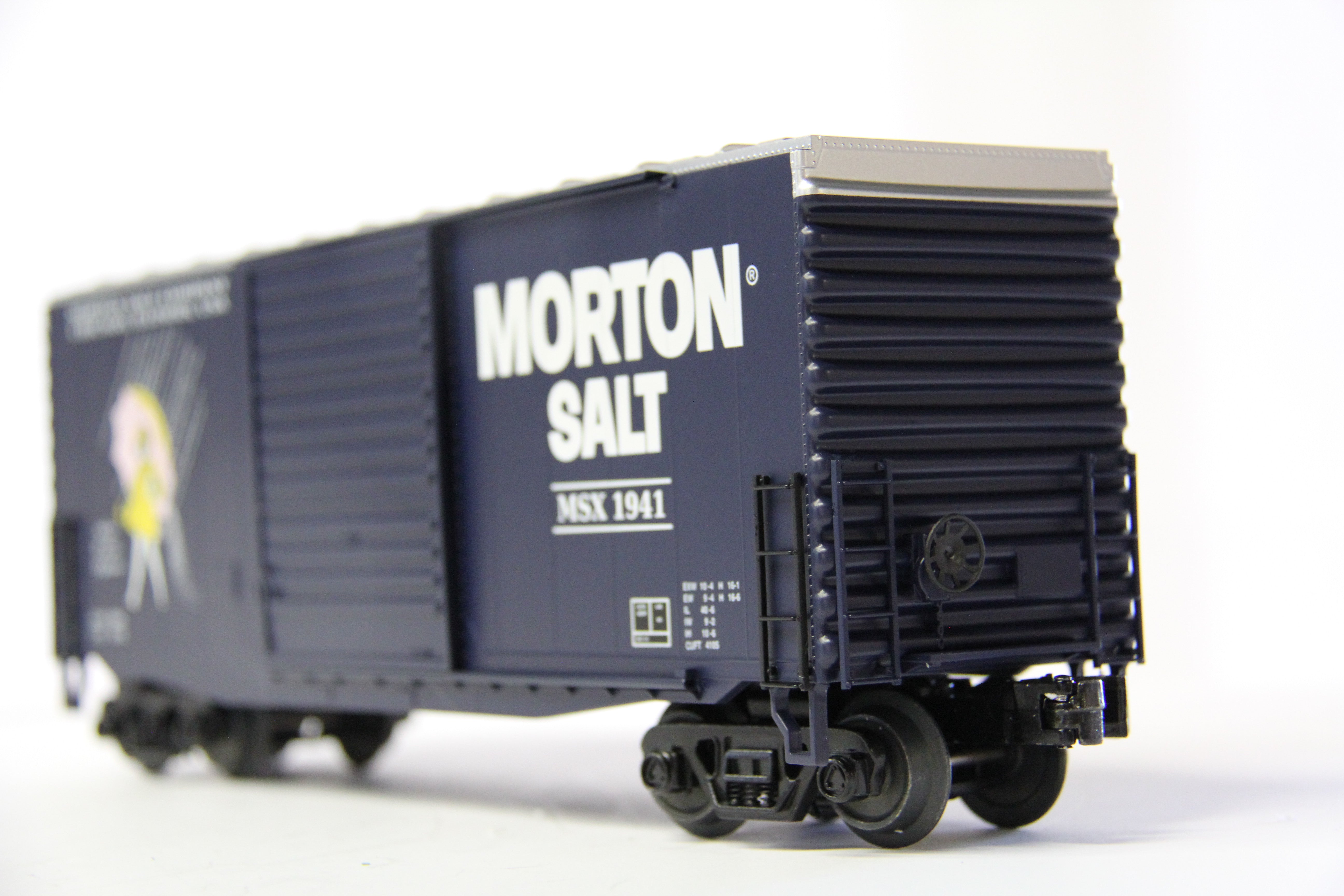 Rail King 30-71143 Morton Salt #1941- 40' High Cube Box Car-Second hand-M6785