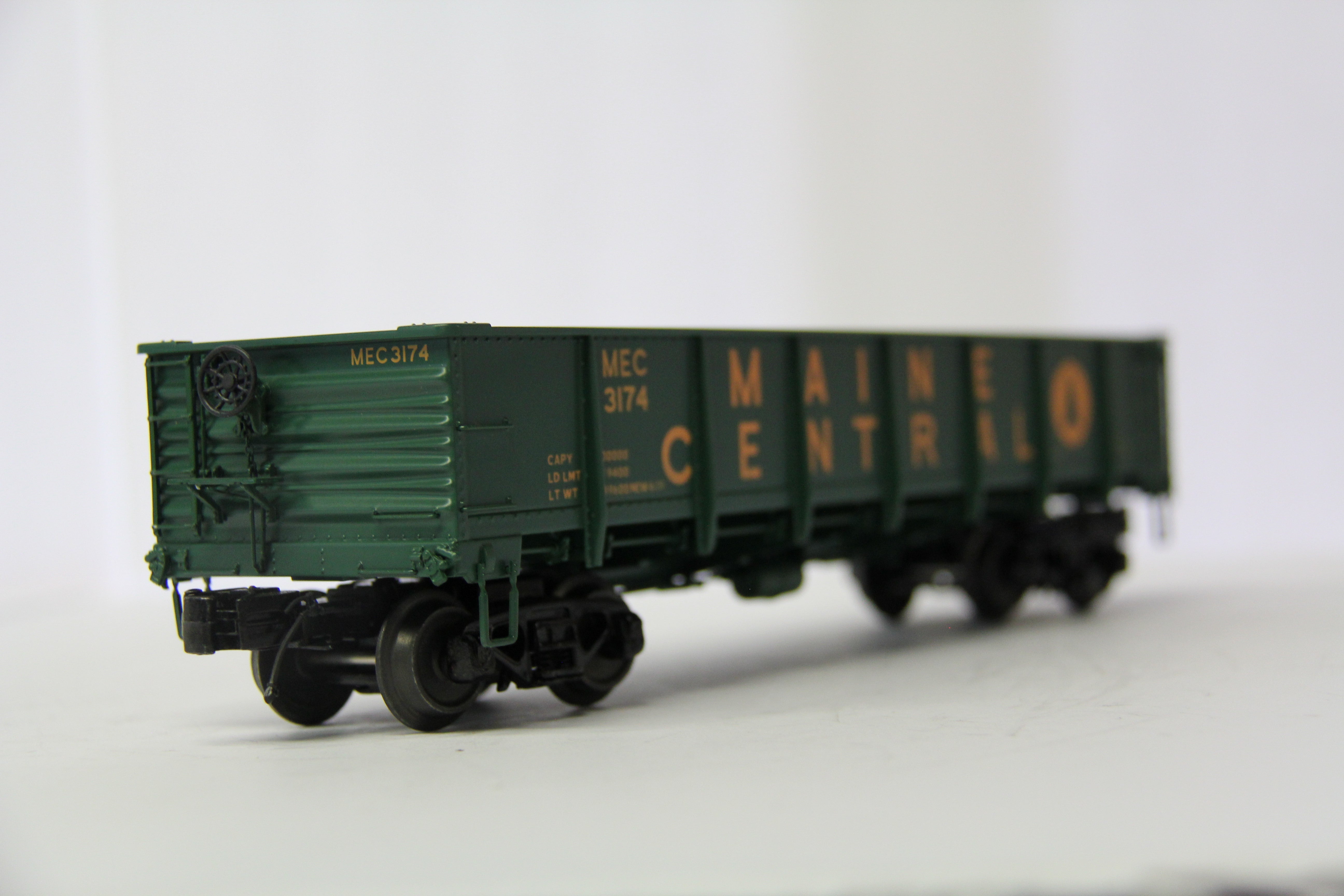 MTH 20-95483 & 20-95484 Maine Central 55 Ton All Steel Drop Bottom Gondola Car (HRW) 2 Set-Second hand-M6787