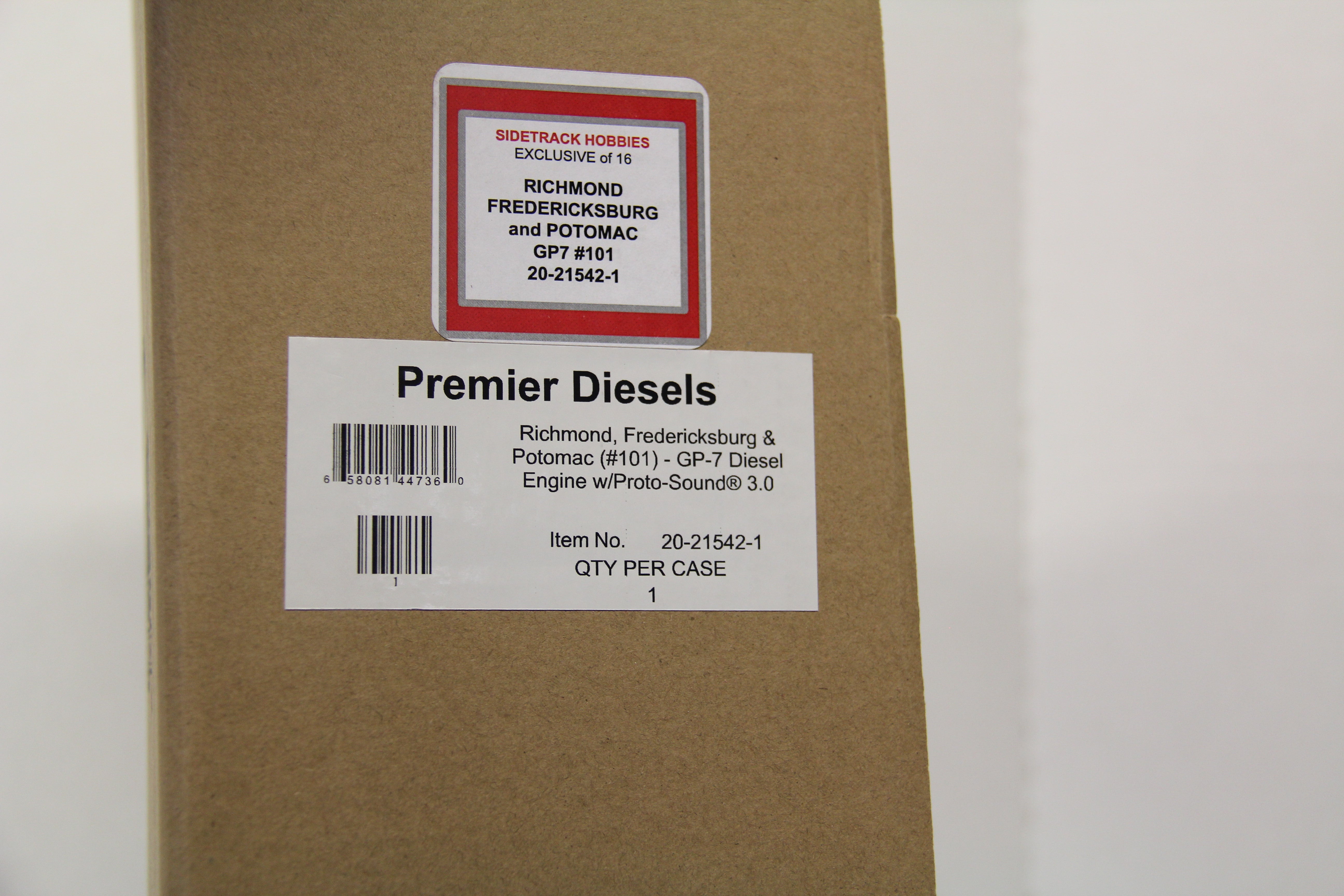 MTH 20-21542-1 Richmond, Fredericksburg & Potomac GP-7 Diesel Engine #101 With Proto-Sound 3.0 -Second hand-M5055