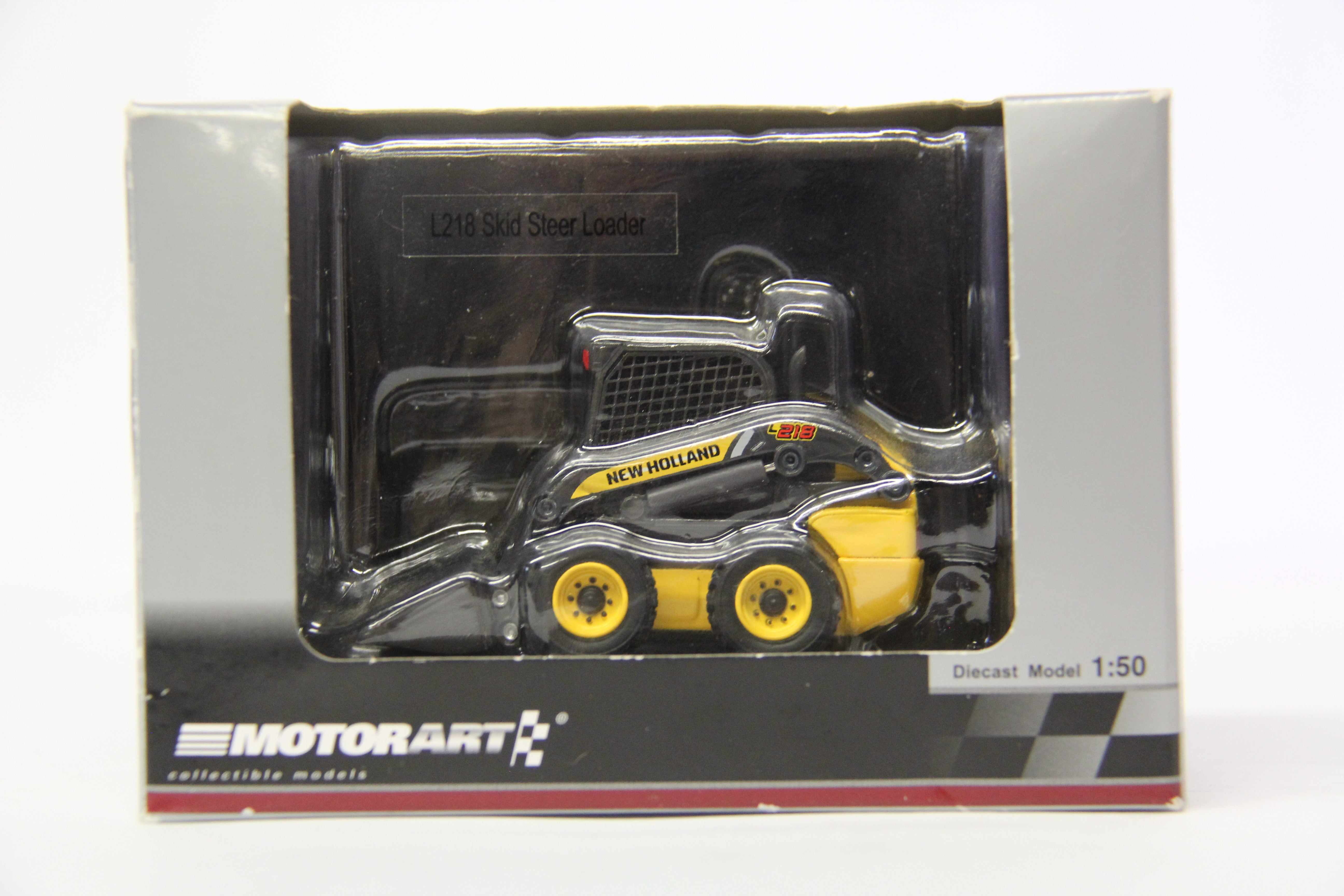 Motorart New Holland Construction Hi-Tech Line #13784 L218 Skid Steer Loader Scale 1:50-Second hand-M6788