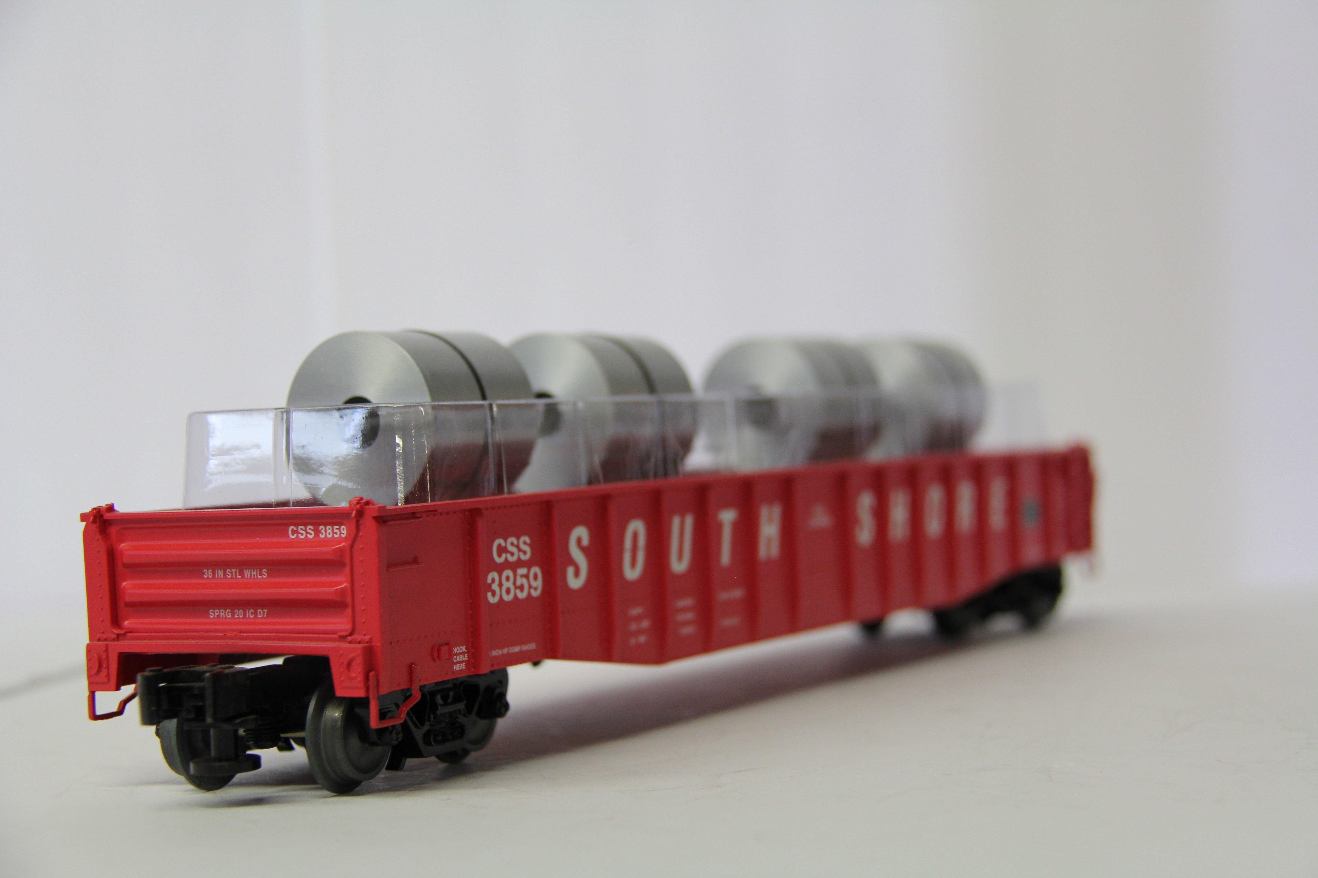 Lionel 1926321 Chicago South Shore Gondola w/ Coils #3859-Second hand-M6795