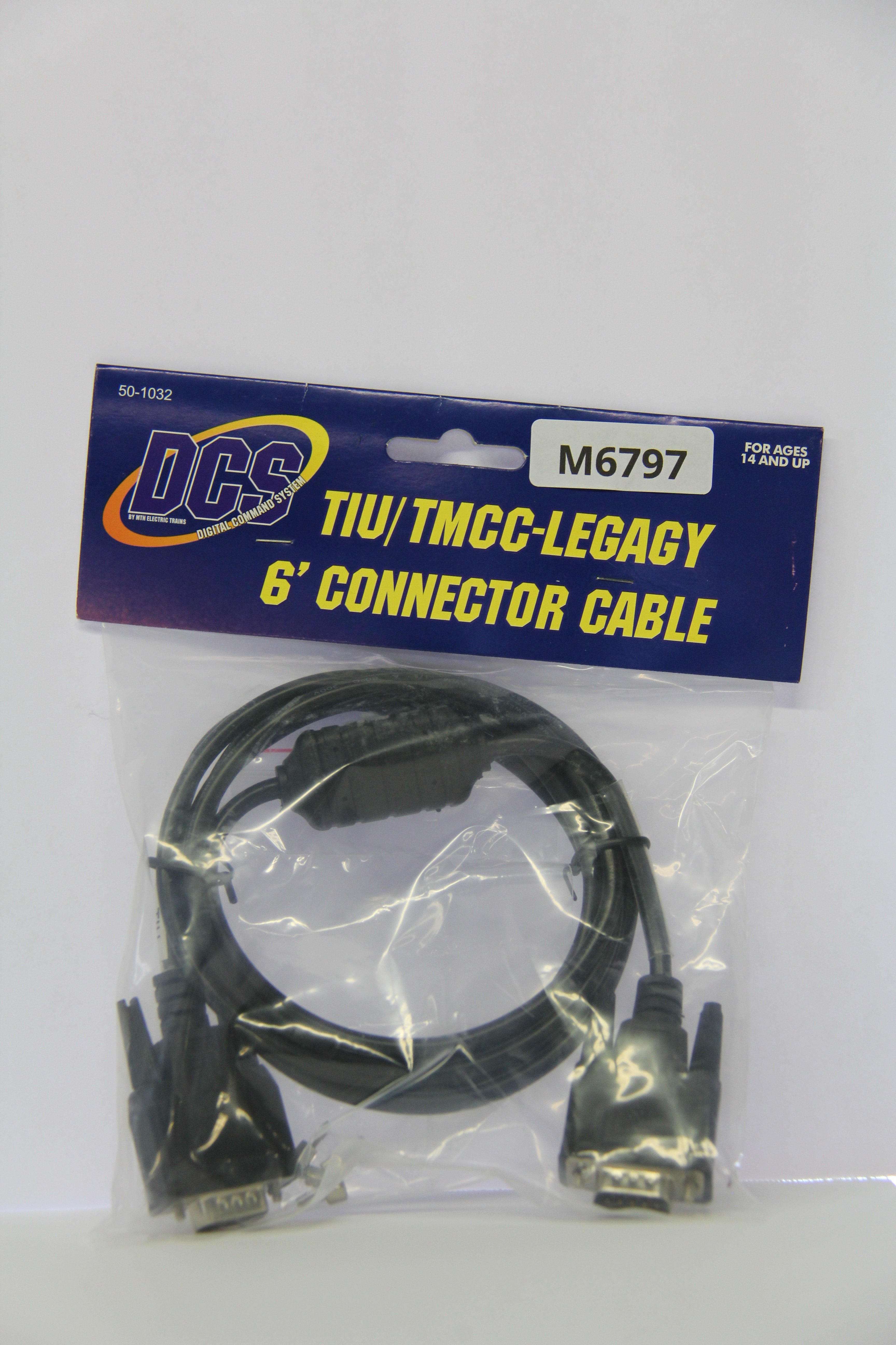 MTH 50-1032 DCS TIU/TMCC Legacy 6' Connector Cable-Second hand-M6797