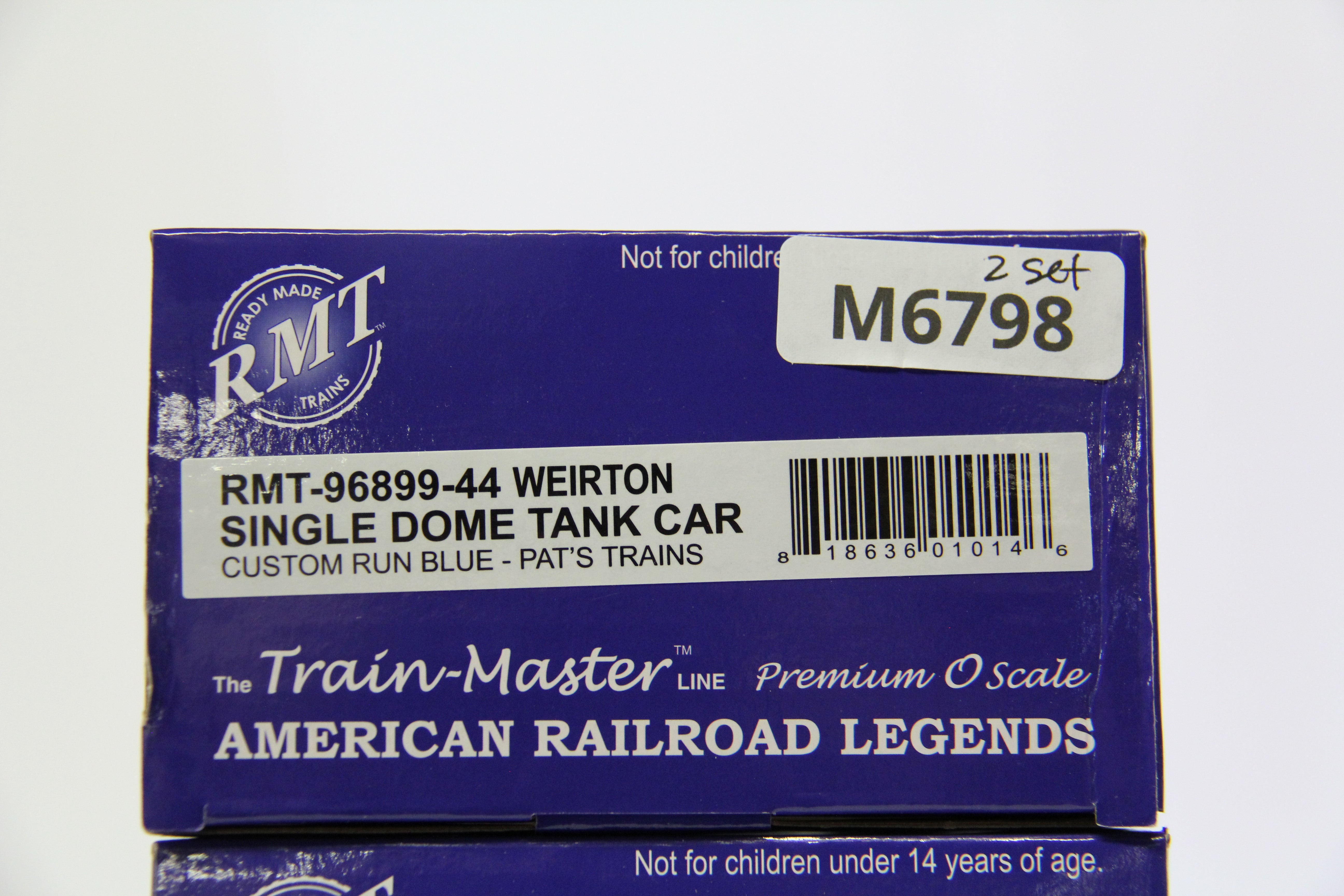 RMT-96899-44 Weirton Single Dome Tank Car Custom Run Blue for Pat's Trains 2 Set-Second hand-M6798