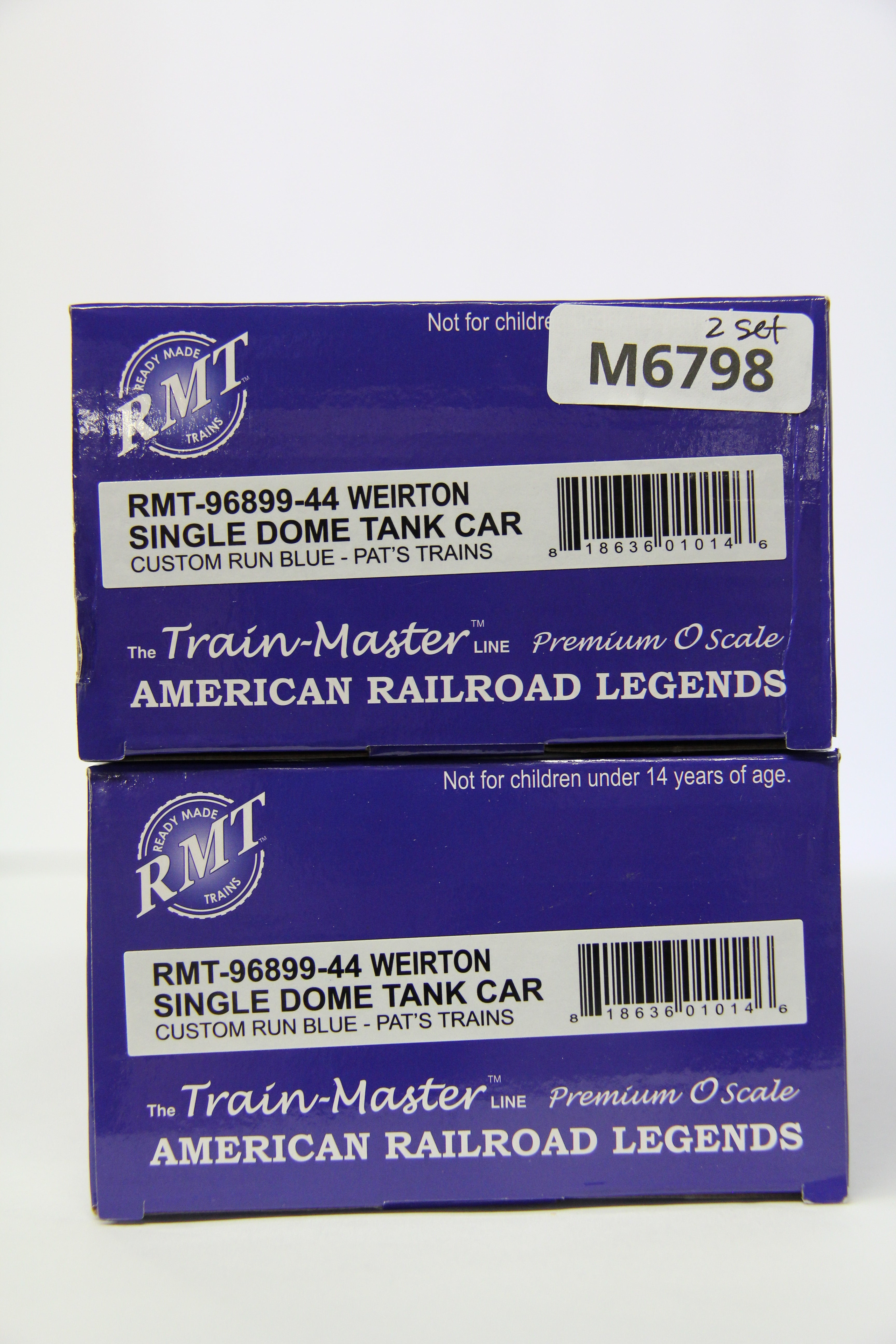 RMT-96899-44 Weirton Single Dome Tank Car Custom Run Blue for Pat's Trains 2 Set-Second hand-M6798