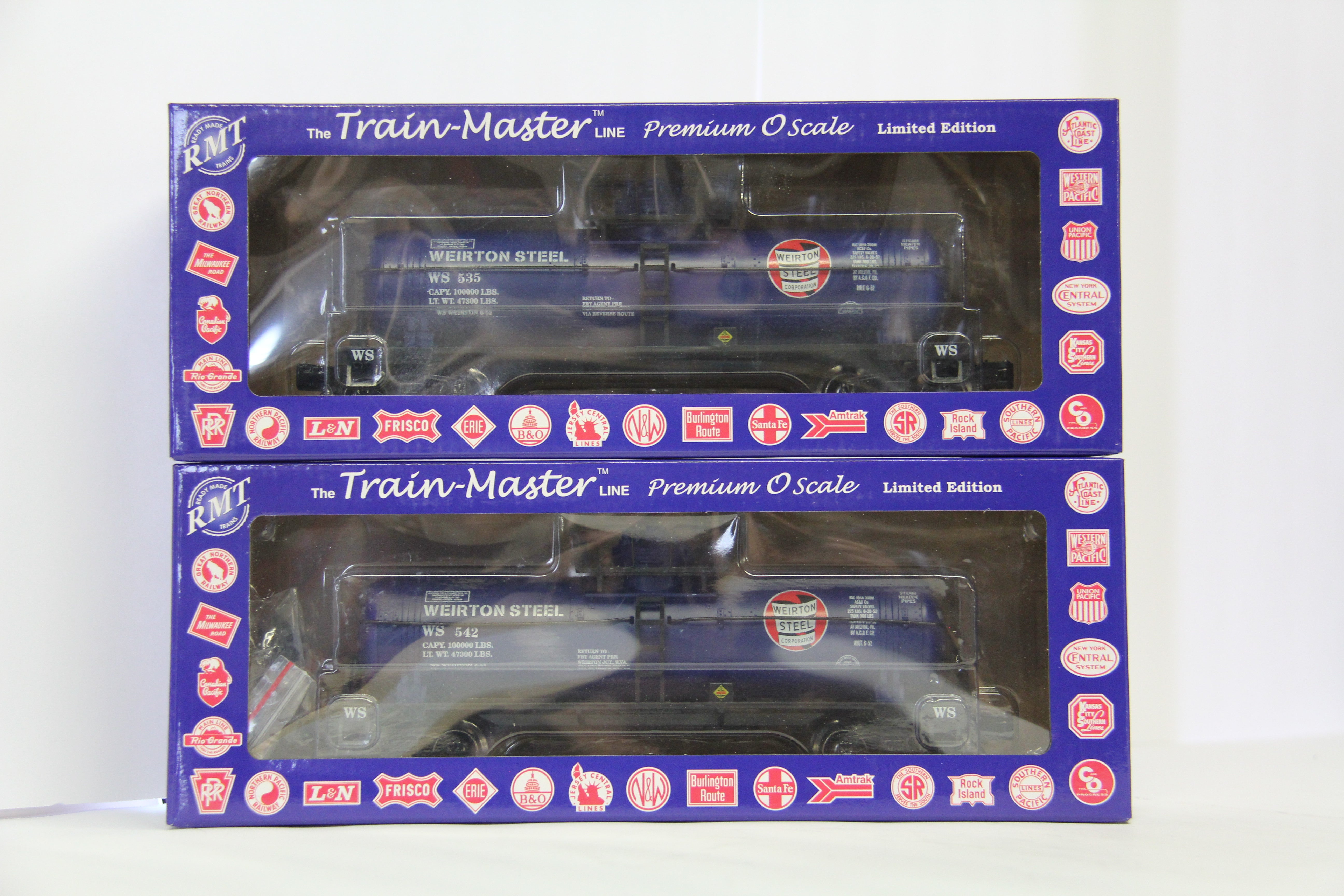 RMT-96899-44 Weirton Single Dome Tank Car Custom Run Blue for Pat's Trains 2 Set-Second hand-M6798