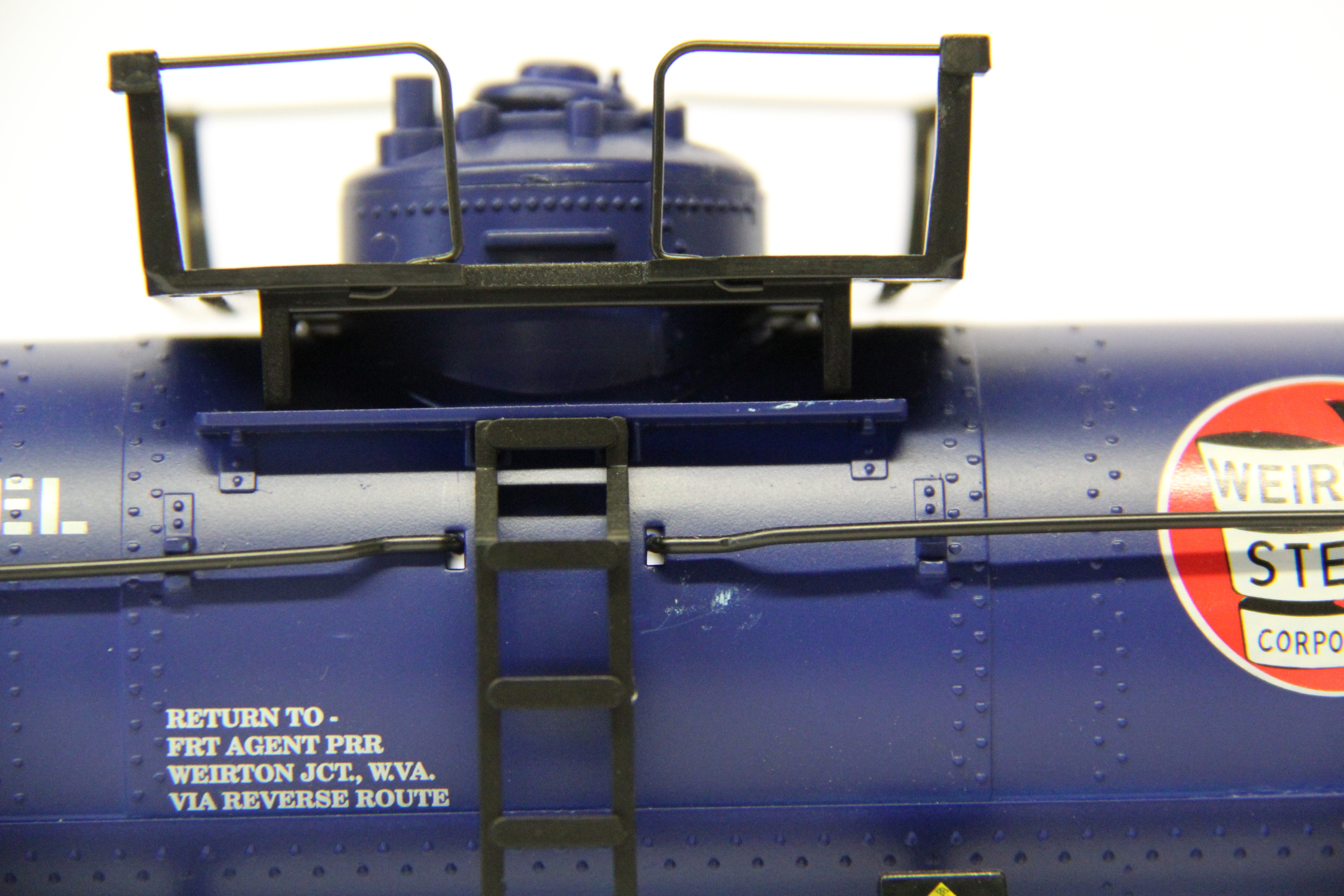 RMT-96899-44 Weirton Single Dome Tank Car Custom Run Blue for Pat's Trains 2 Set-Second hand-M6798