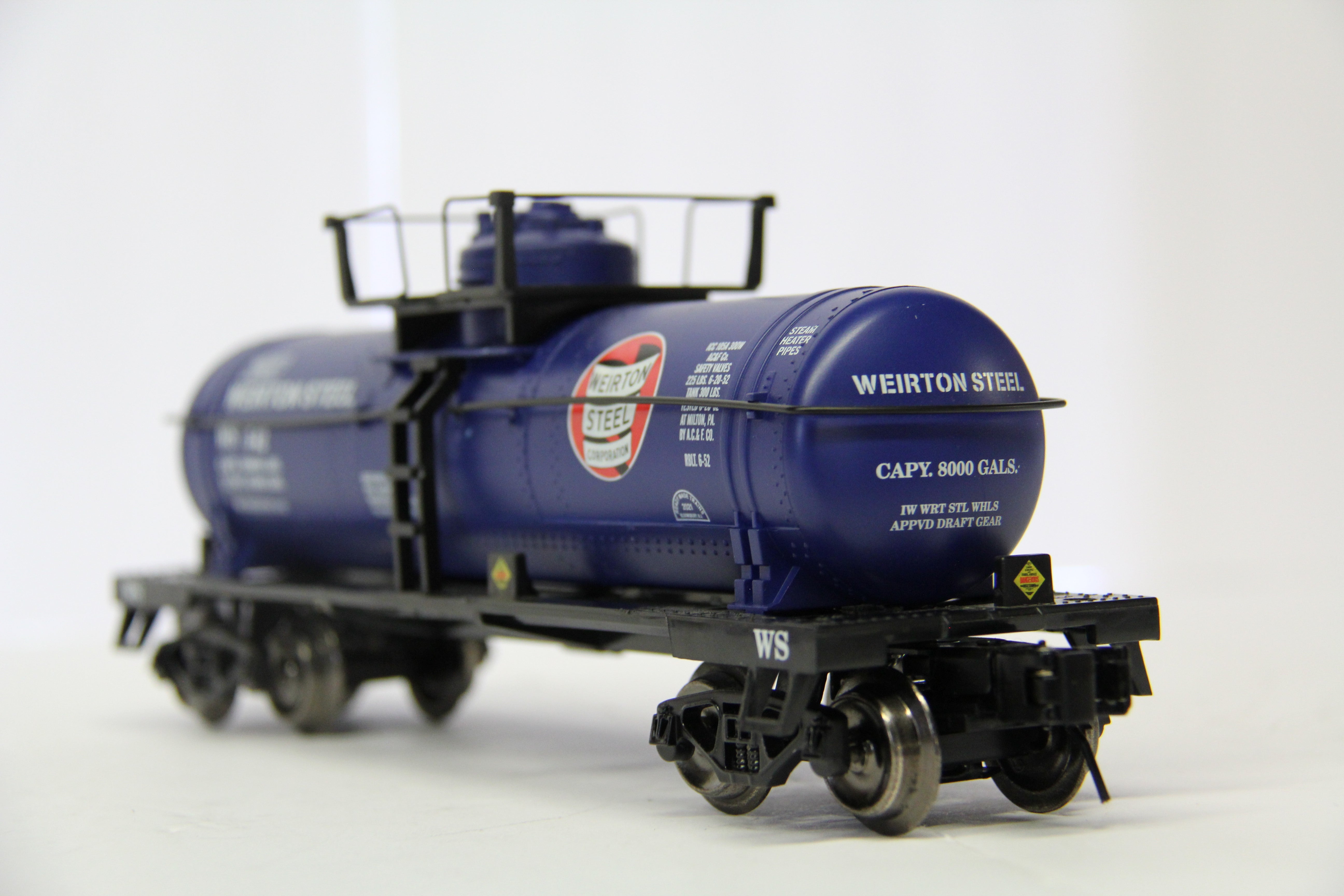 RMT-96899-44 Weirton Single Dome Tank Car Custom Run Blue for Pat's Trains 2 Set-Second hand-M6798
