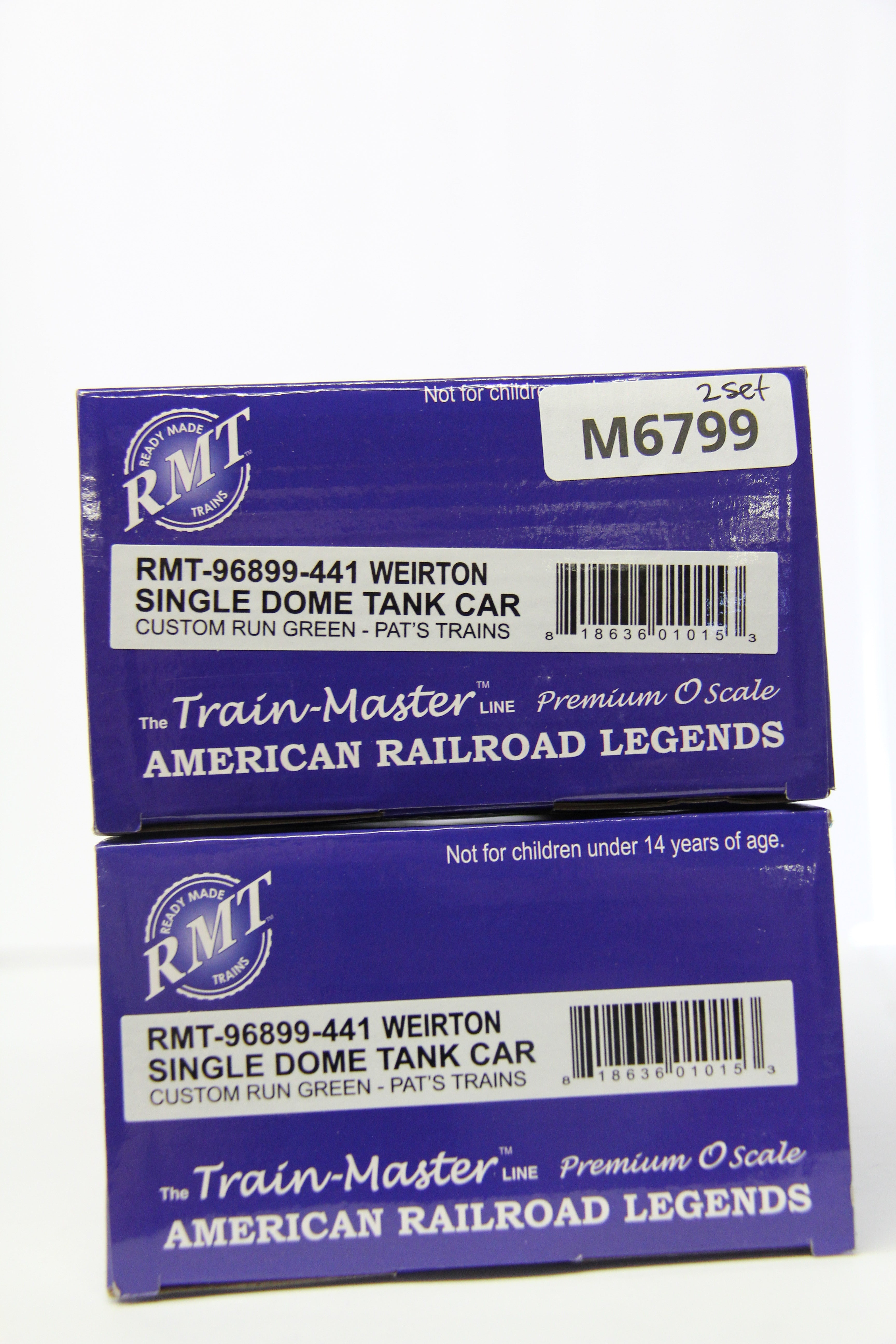 RMT-96899-441 Weirton Single Dome Tank Car Custom Run Green for Pat's Trains 2 Set-Second hand-M6799