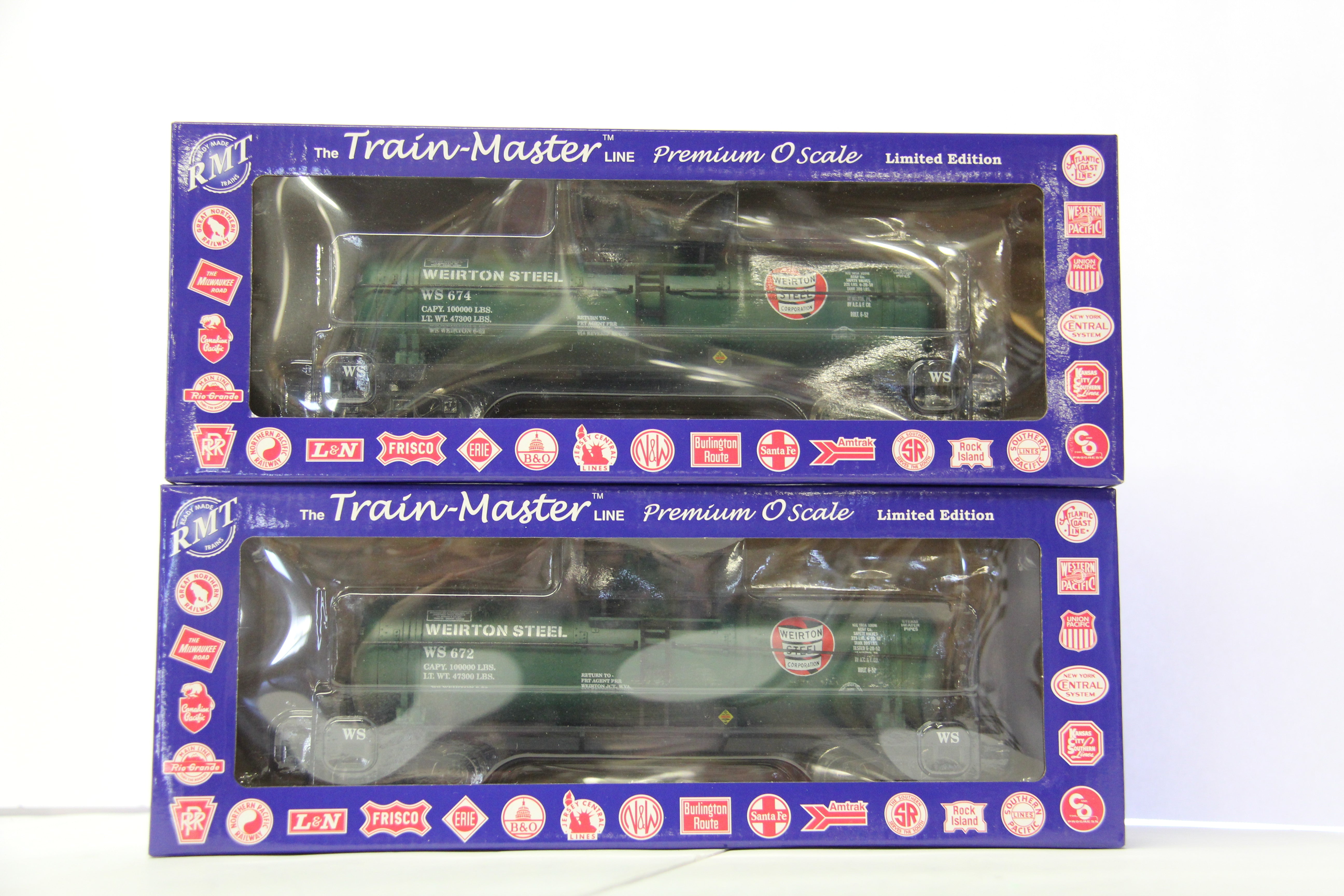 RMT-96899-441 Weirton Single Dome Tank Car Custom Run Green for Pat's Trains 2 Set-Second hand-M6799