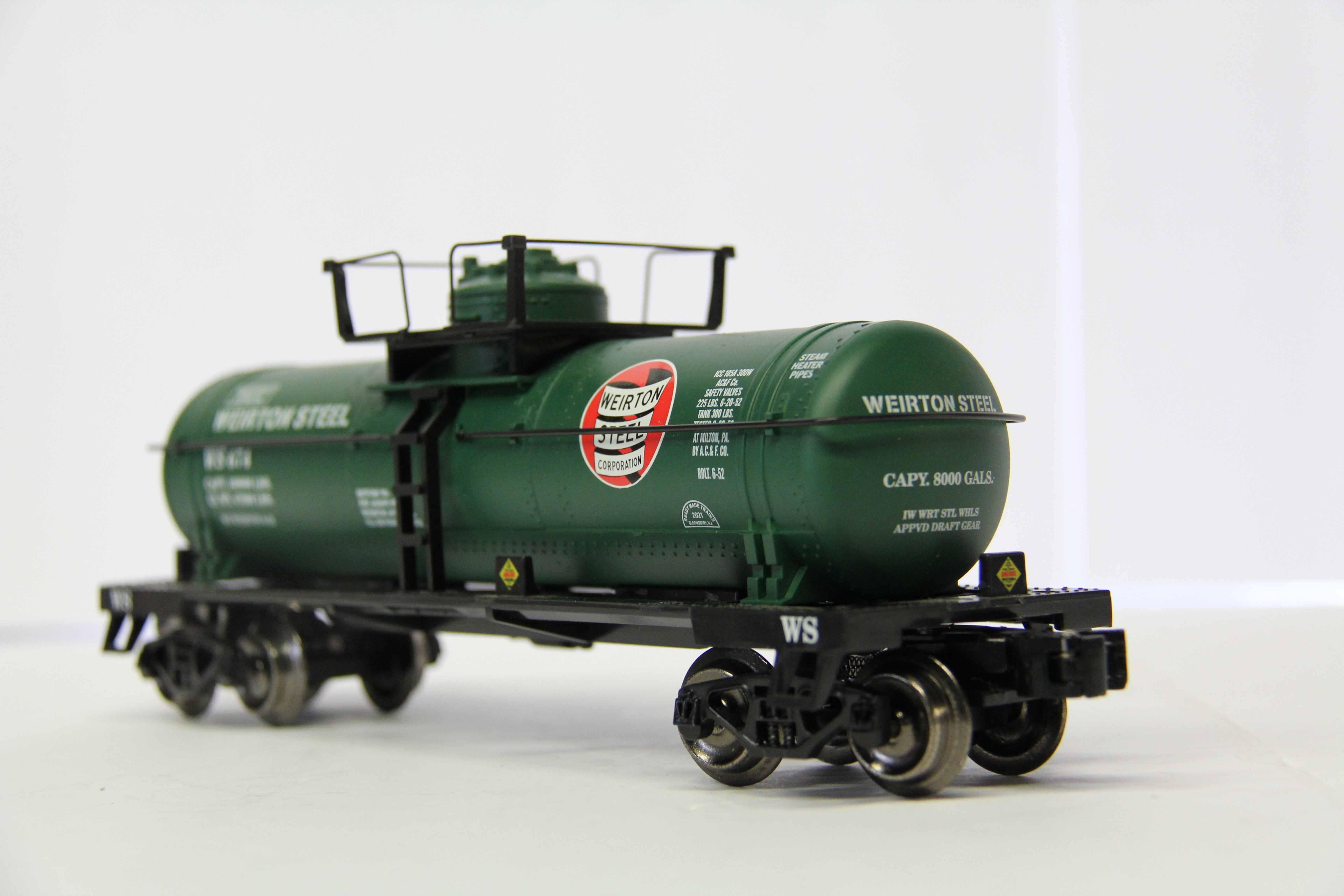 RMT-96899-441 Weirton Single Dome Tank Car Custom Run Green for Pat's Trains 2 Set-Second hand-M6799
