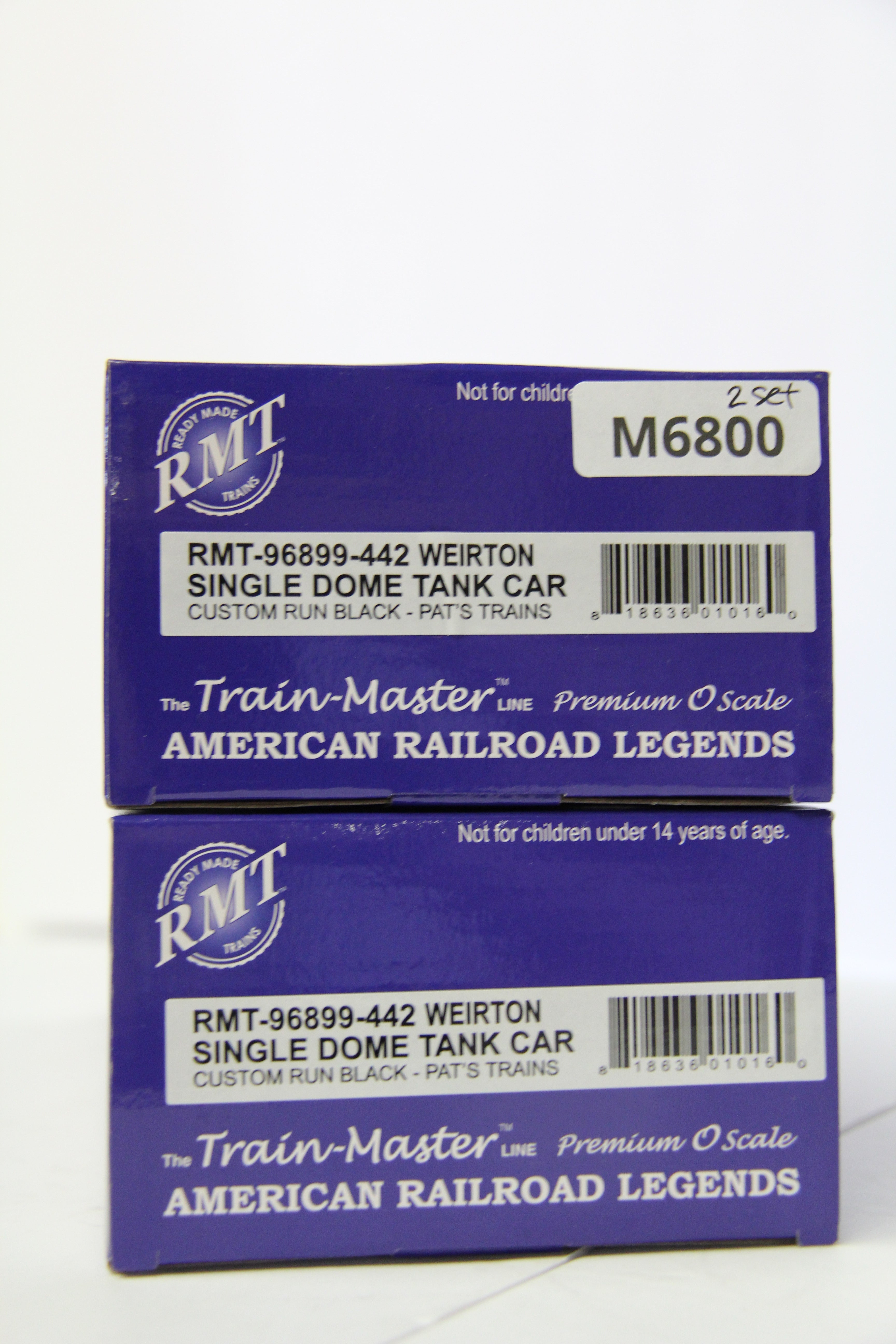 RMT-96899-442 Weirton Single Dome Tank Car Custom Run Black for Pat's Trains 2 Set-Second hand-M6800