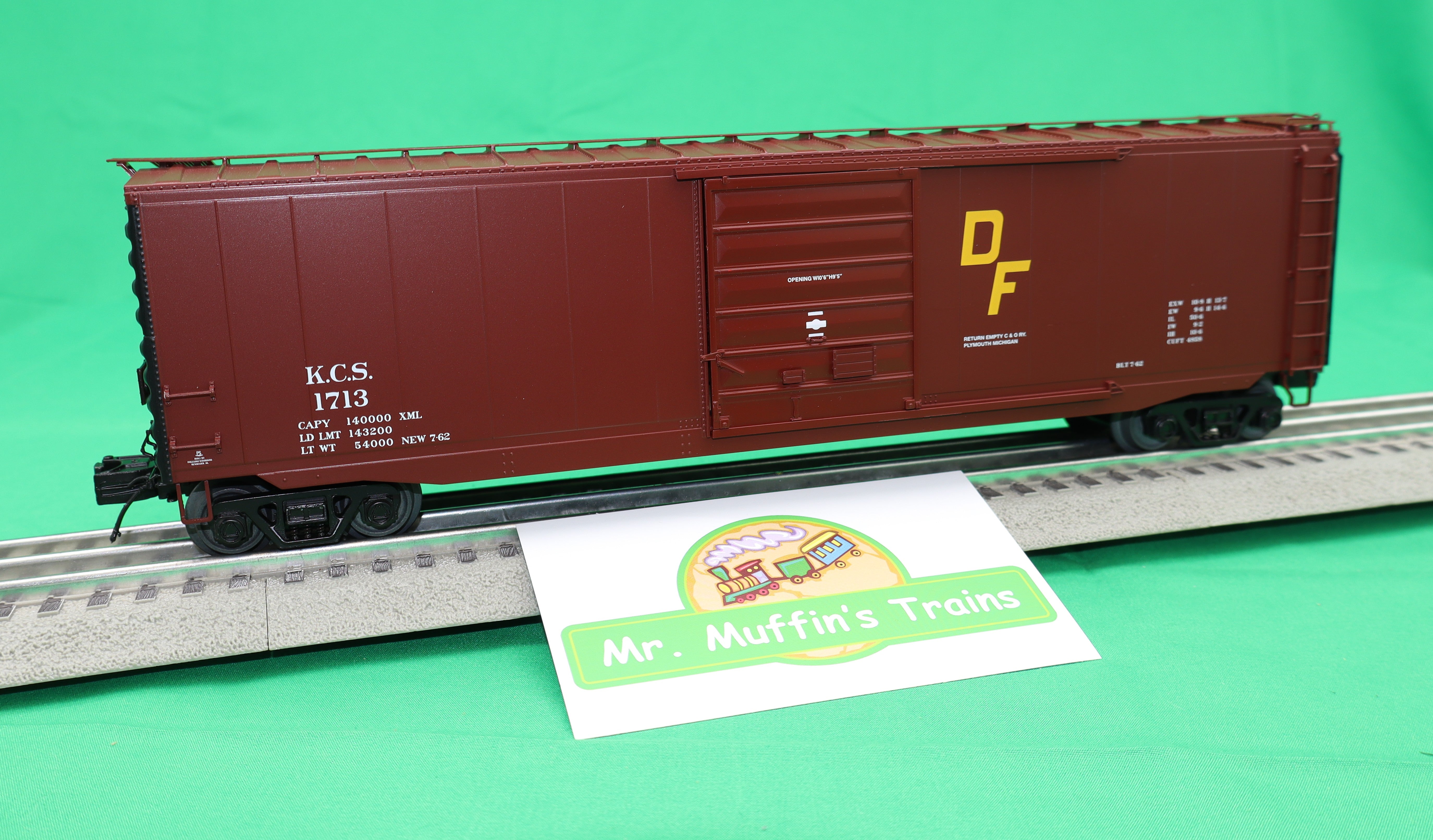 MTH 20-99438 - Premier - 50’ Ps-1 Box Car "Kansas City Southern" w/ Youngstown Standard Door