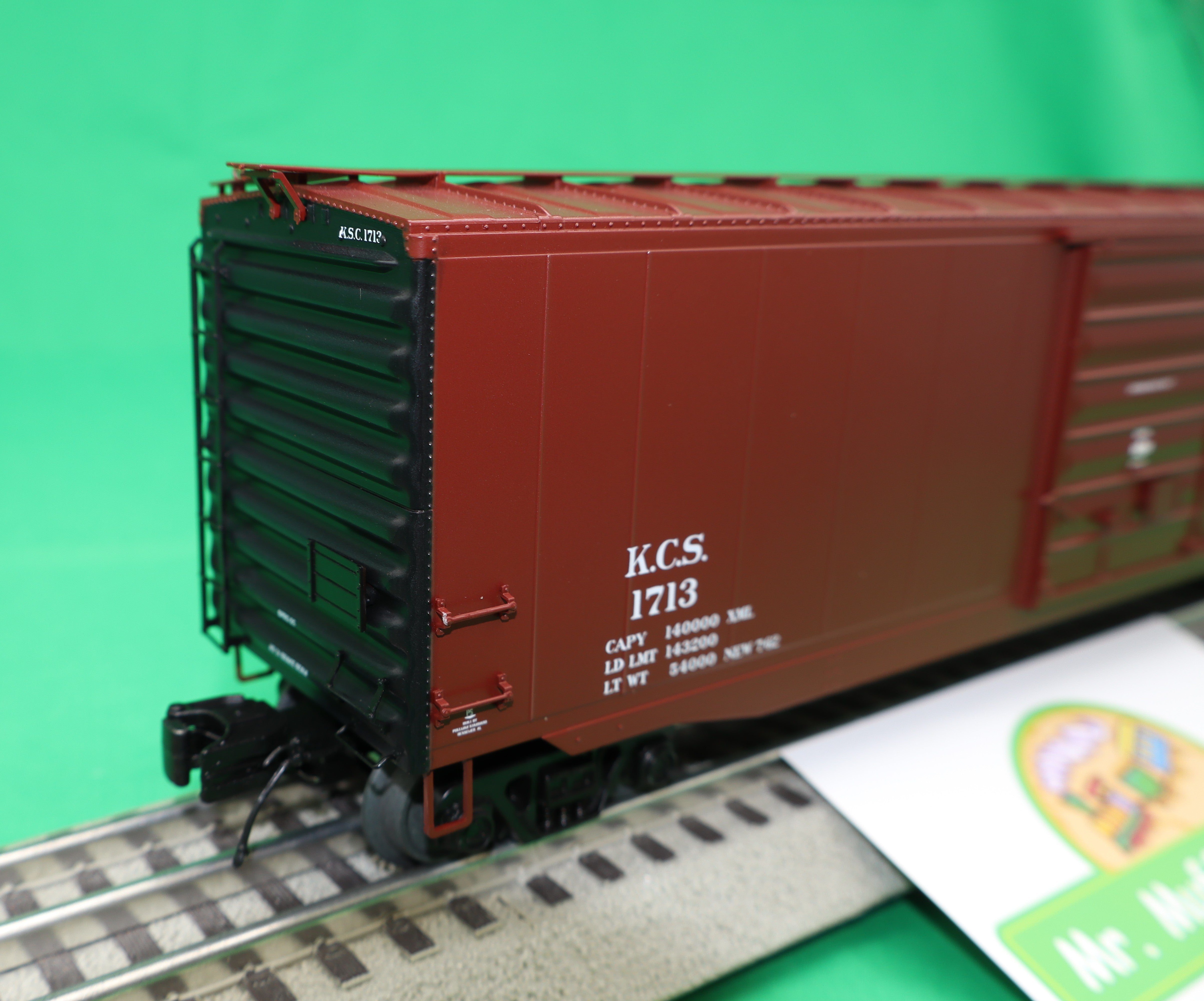 MTH 20-99438 - Premier - 50’ Ps-1 Box Car "Kansas City Southern" w/ Youngstown Standard Door