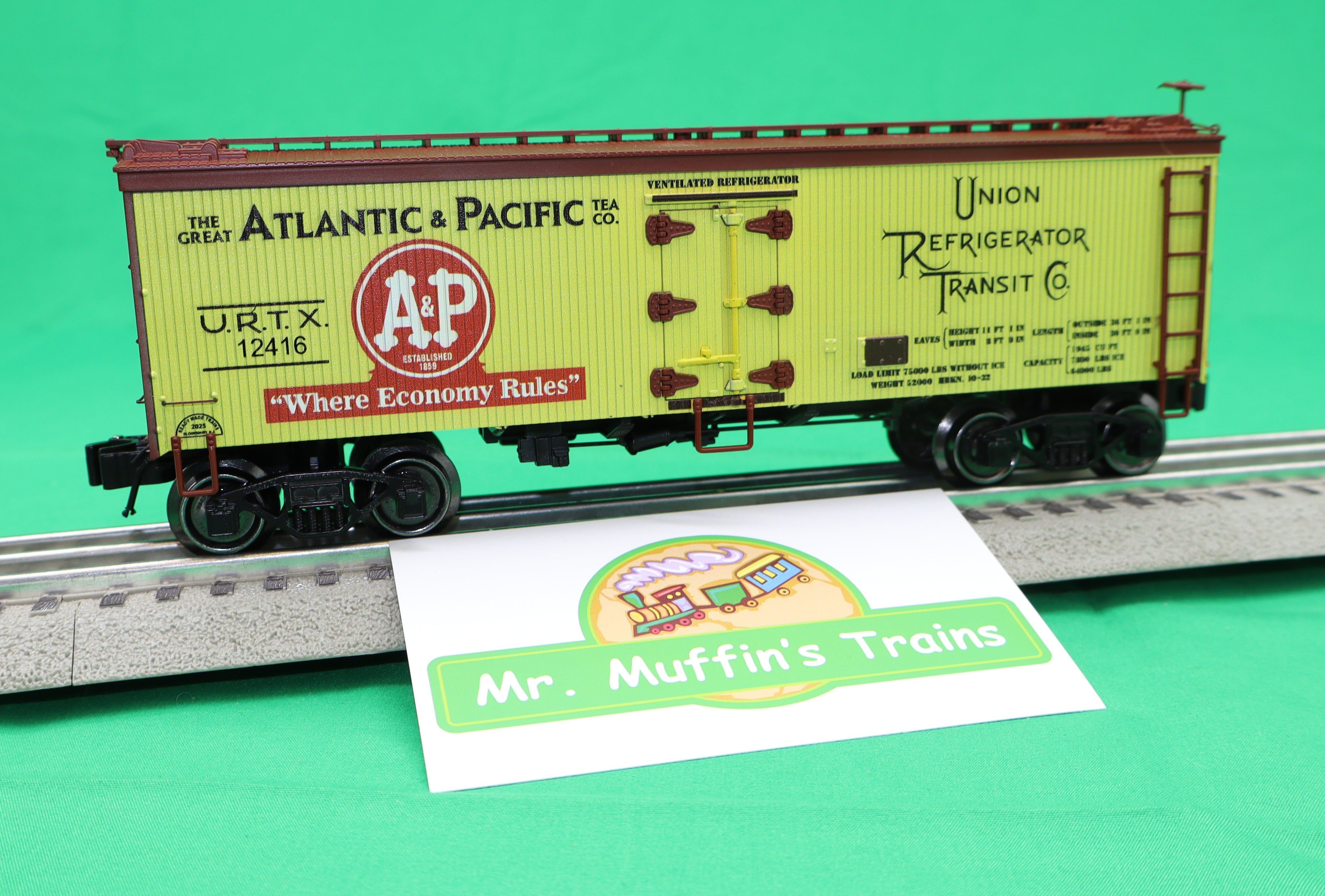 Ready Made Trains RMT-86199-27 - 36' Woodside Reefer Car "Great Atlantic & Pacific" (A&P Foods)