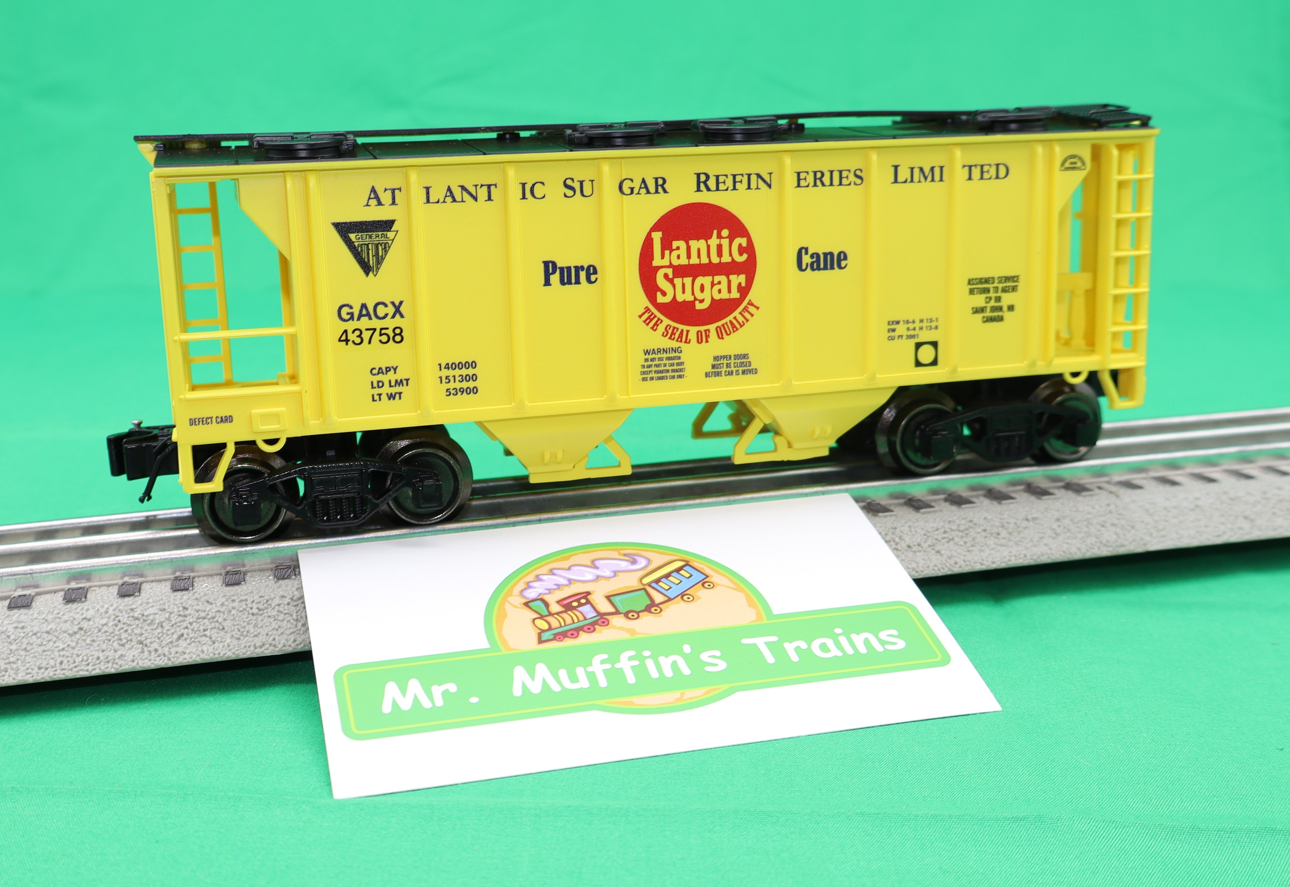 Ready Made Trains RMT-86399-101 - 2-Bay Covered Hopper Car "Atlantic Sugar"