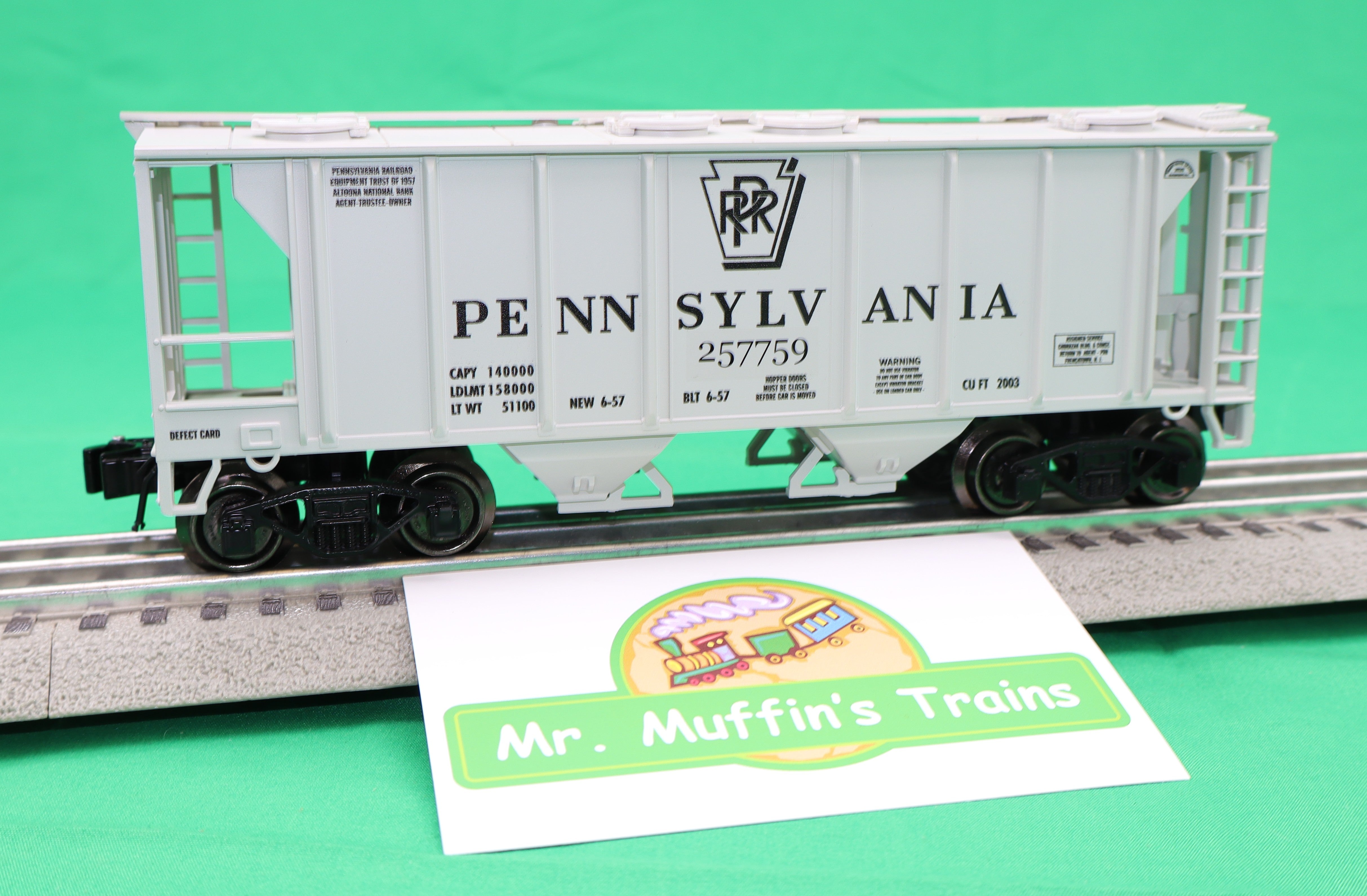 Ready Made Trains RMT-86315 - 2-Bay Covered Hopper Car "Pennsylvania"